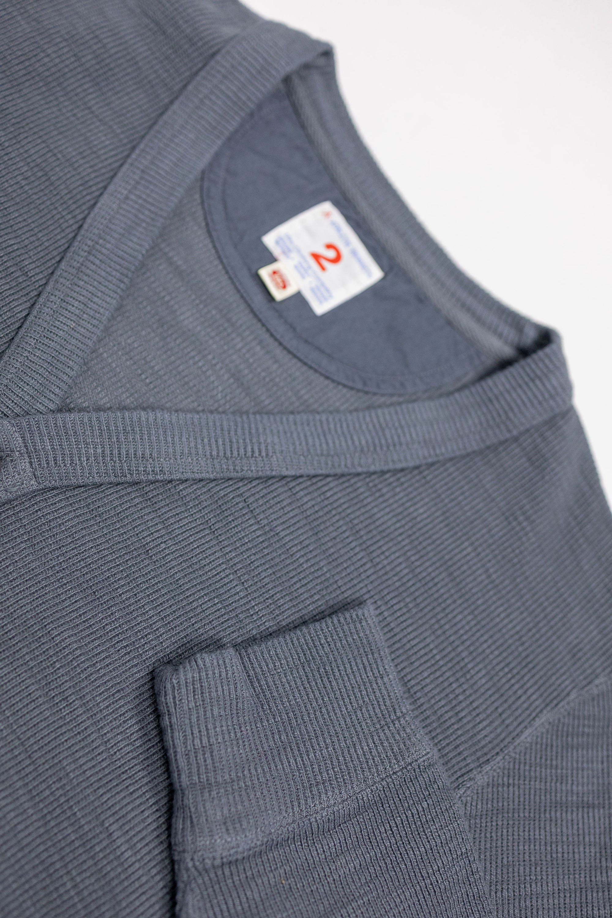 UES 772301 Single Rib Cardigan - Gray