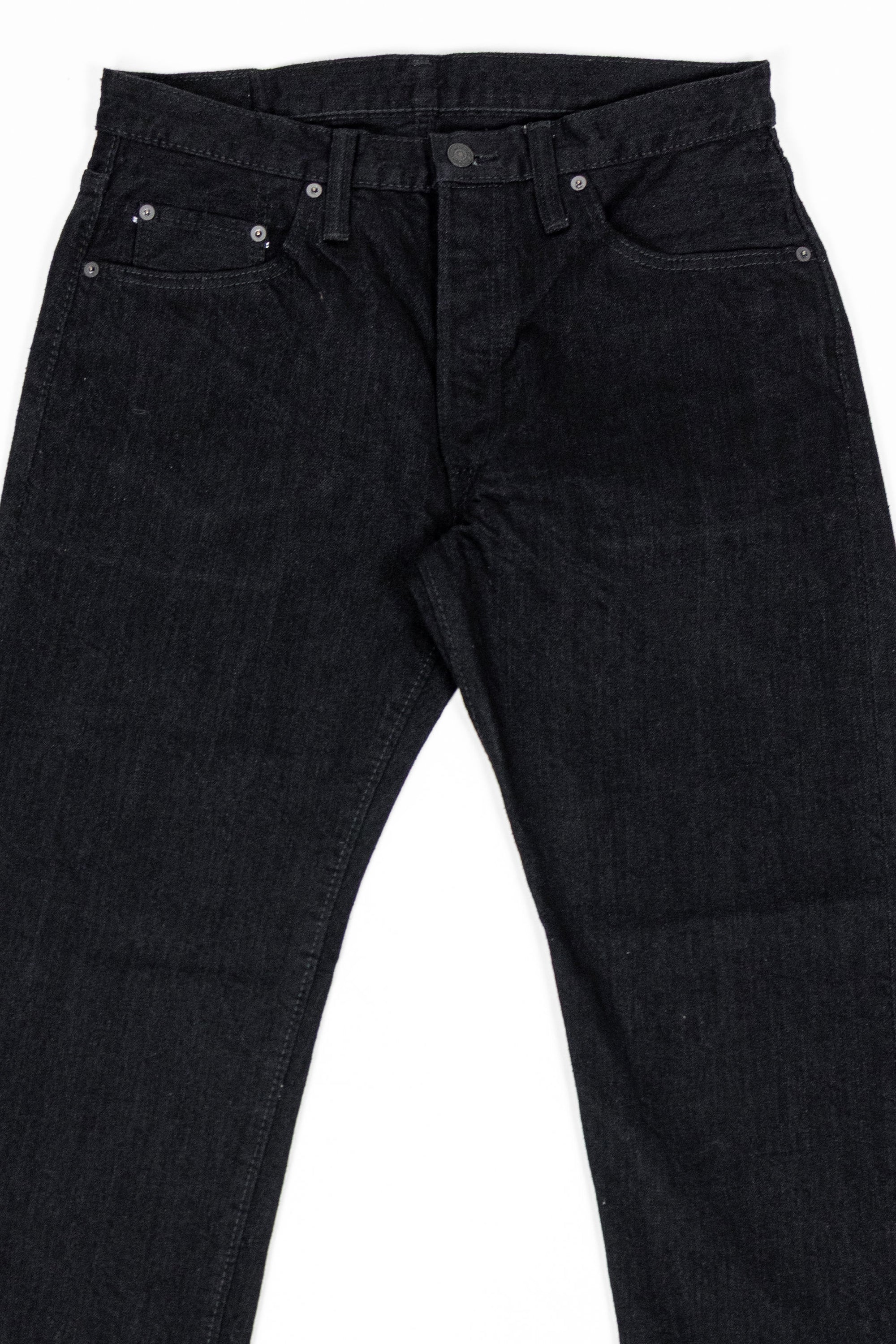 Pure Blue Japan XX-003-BK Regular Straight - 14oz Double Black (Washed)