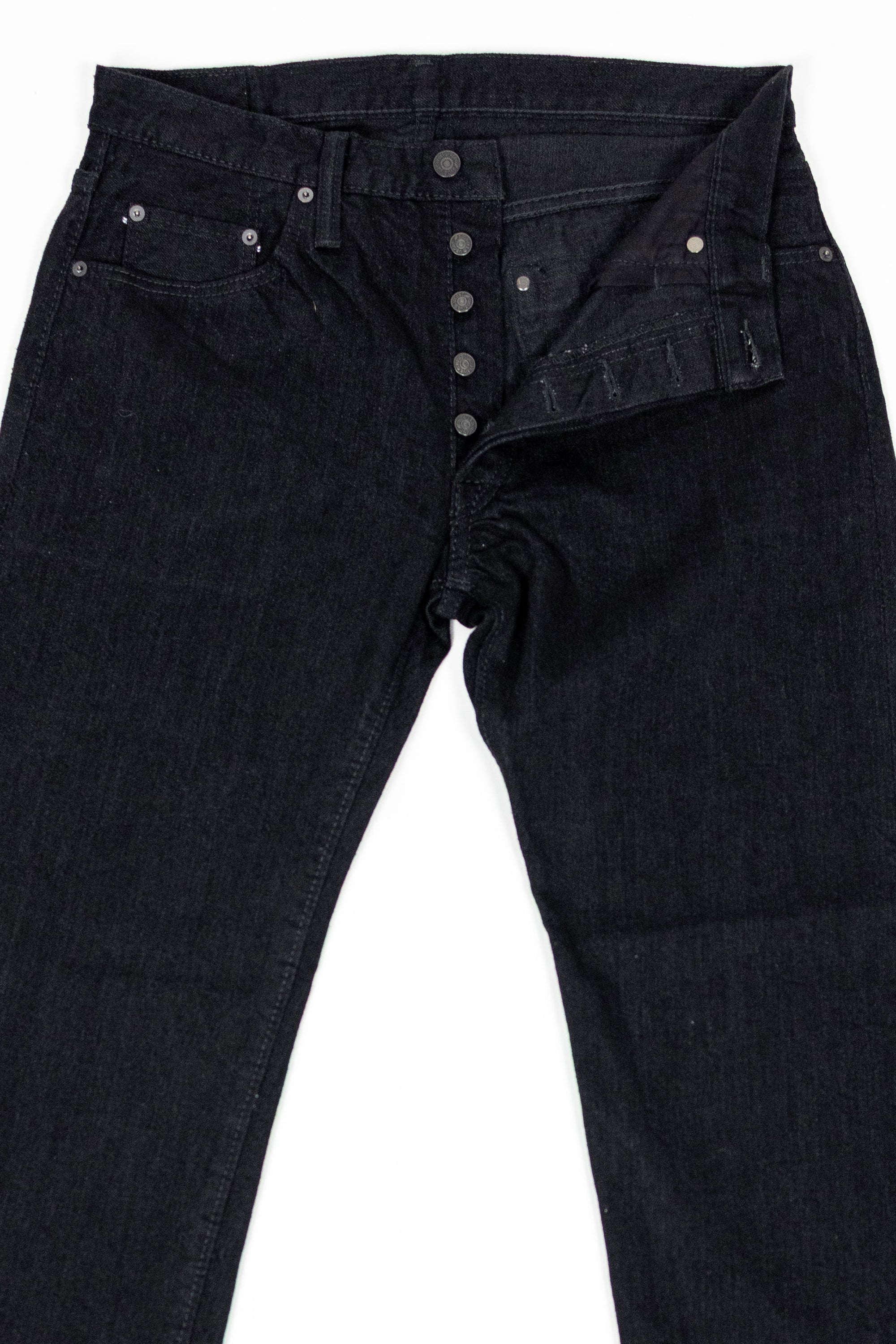 Pure Blue Japan XX-003-BK Regular Straight - 14oz Double Black (Washed)
