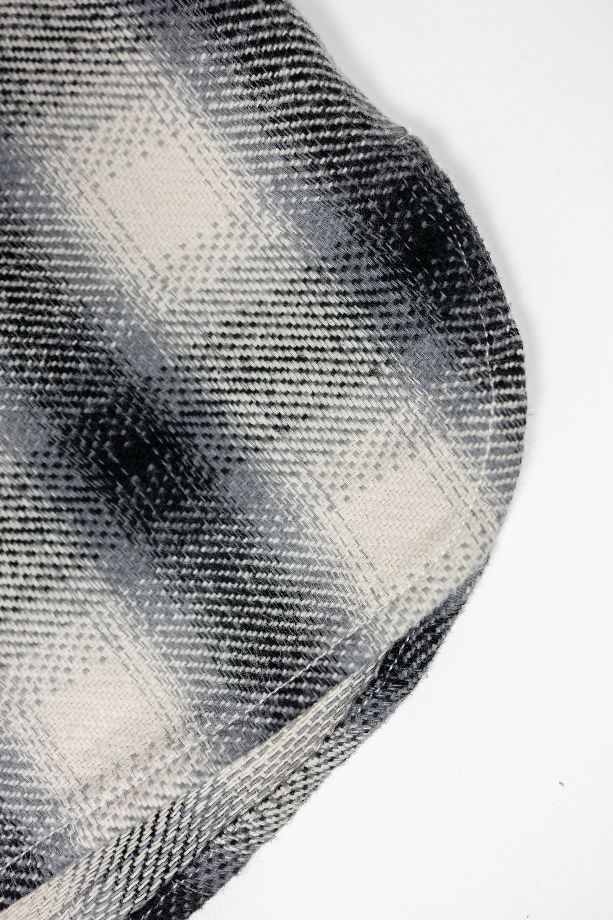 3sixteen Crosscut Flannel - Cream/Black Plaid
