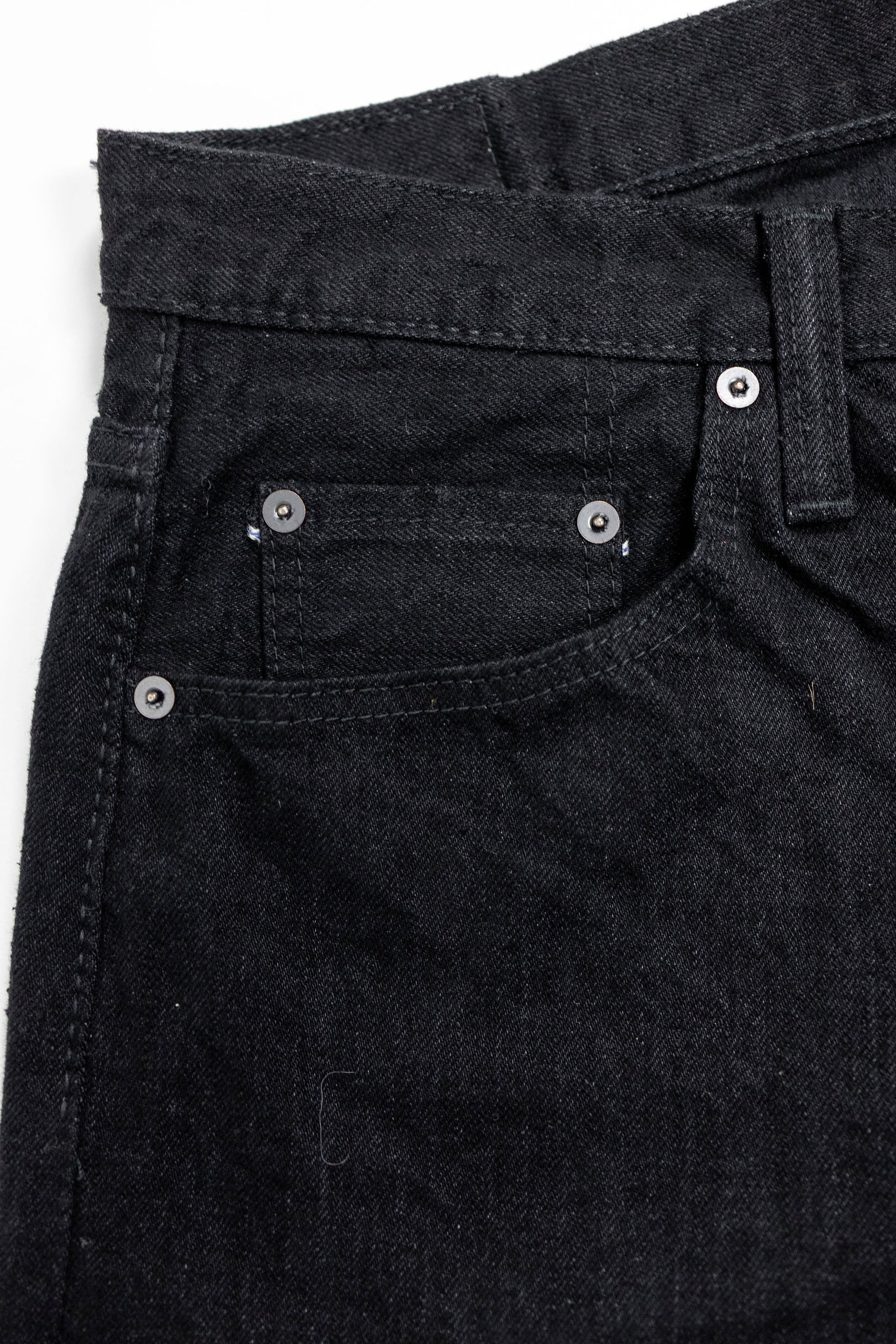 Pure Blue Japan XX-003-BK Regular Straight - 14oz Double Black (Washed)
