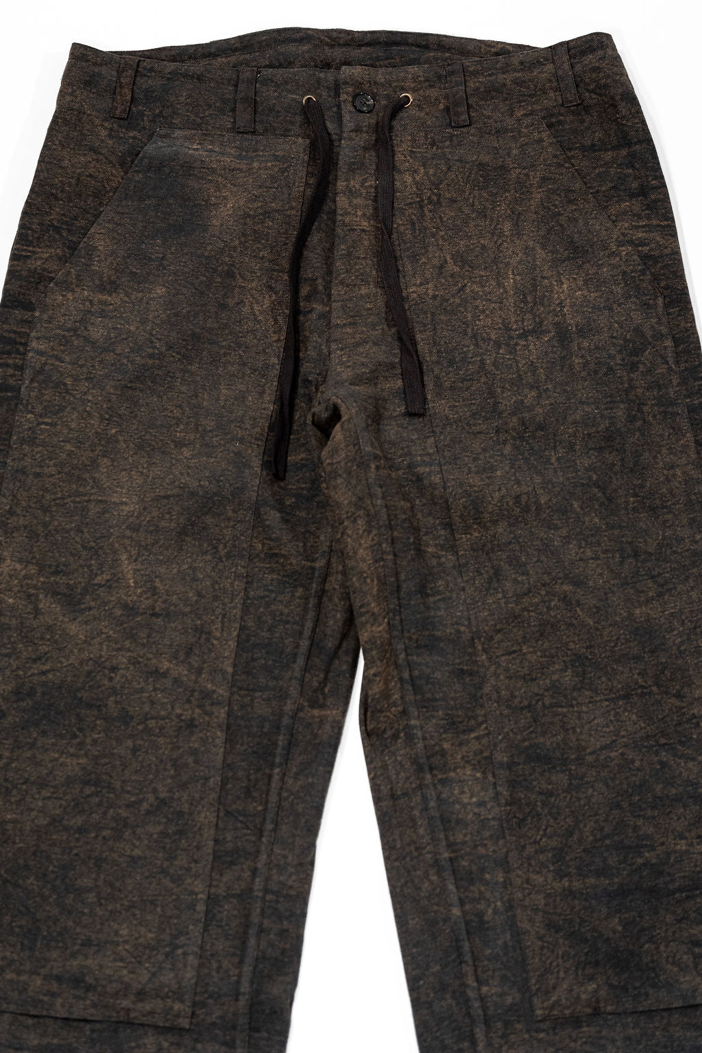 Indi + Ash Raka Pant - Iron Organic Cotton Millwoven Stone Enzyme Canvas