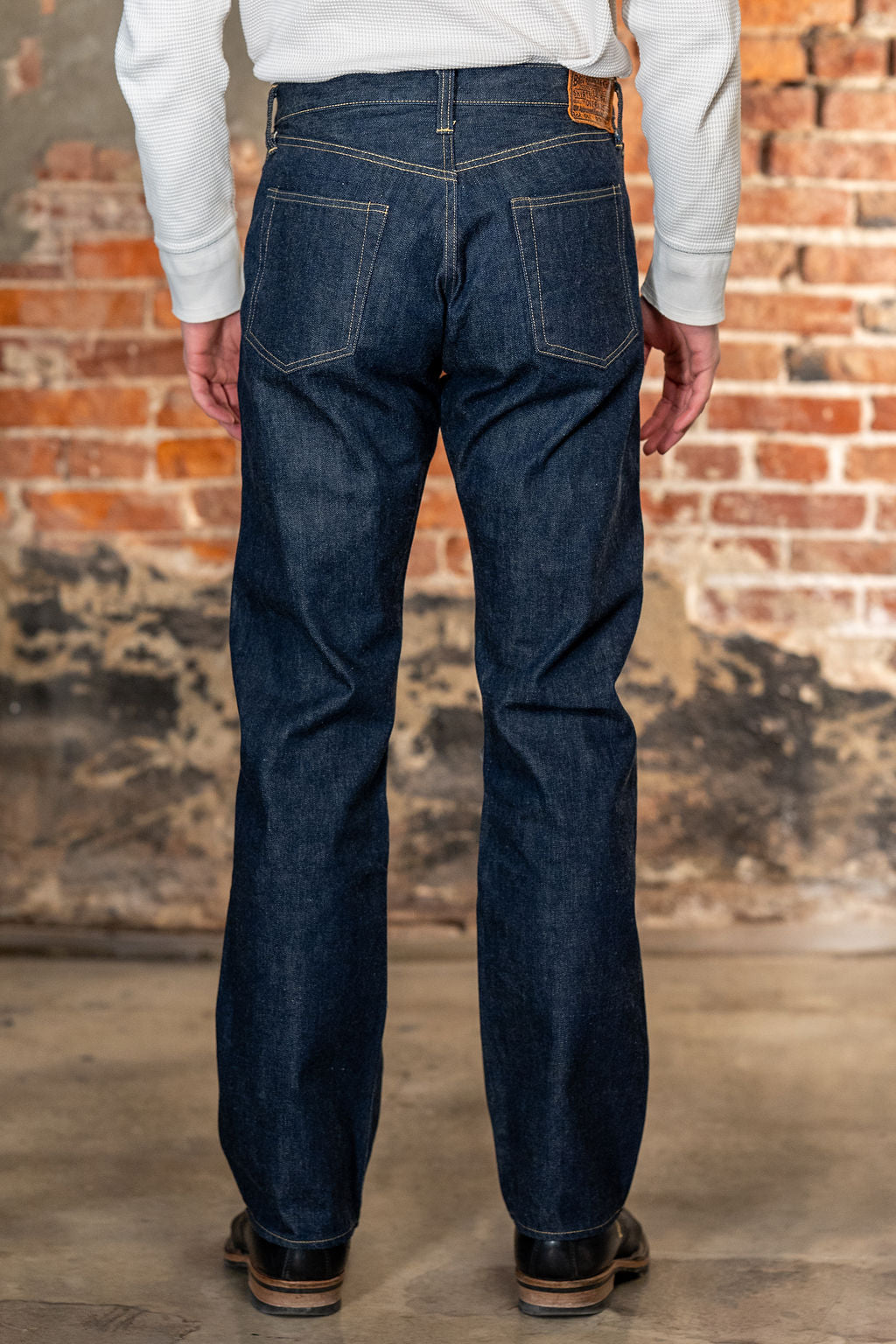 Buzz Rickson's BR43041 World War II Waist Overalls - Indigo One Washed