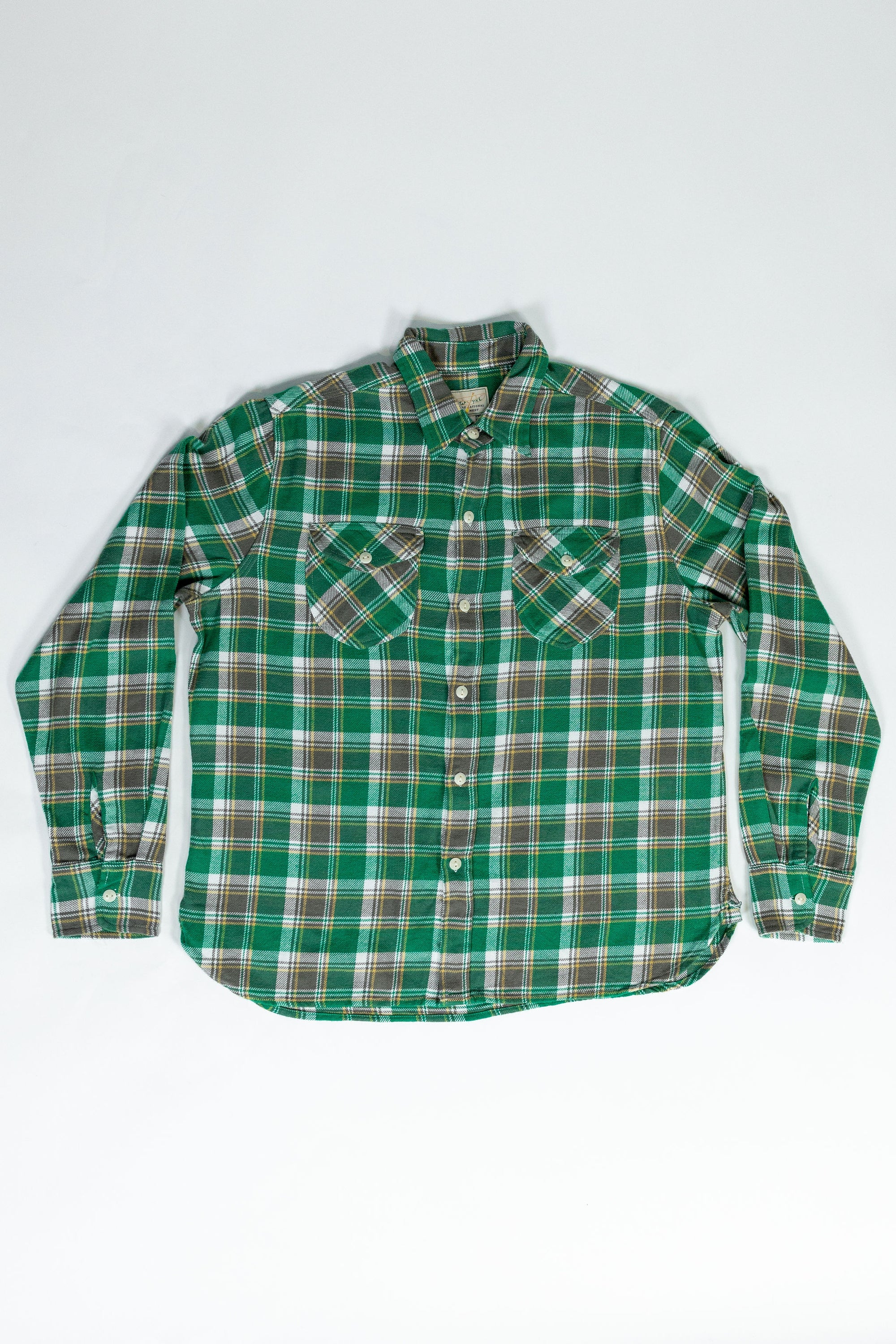 Wythe Washed Flannel Workshirt - Spring Pastures