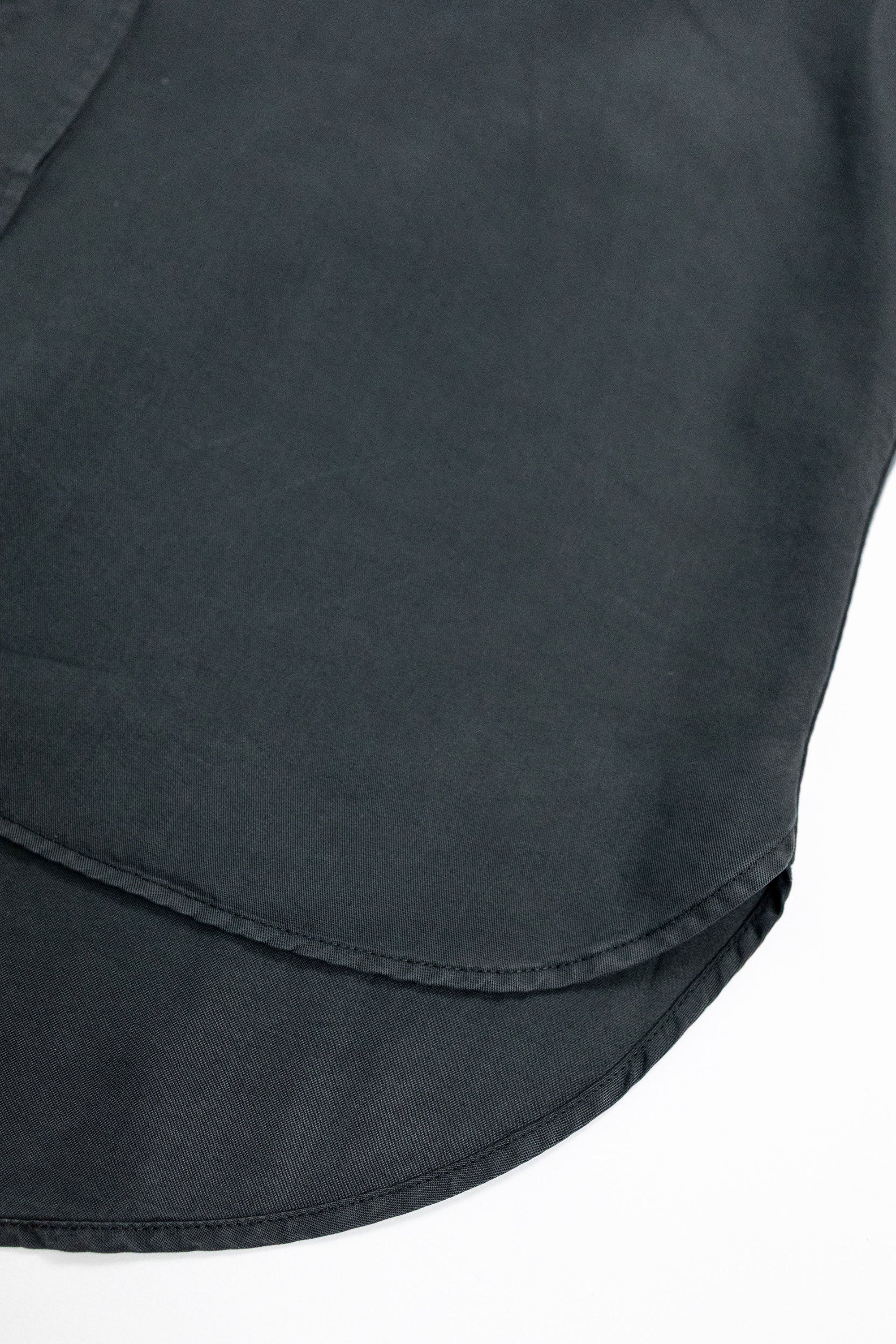 Wythe Tencel Gabardine Pearlsnap Shirt - Faded Black
