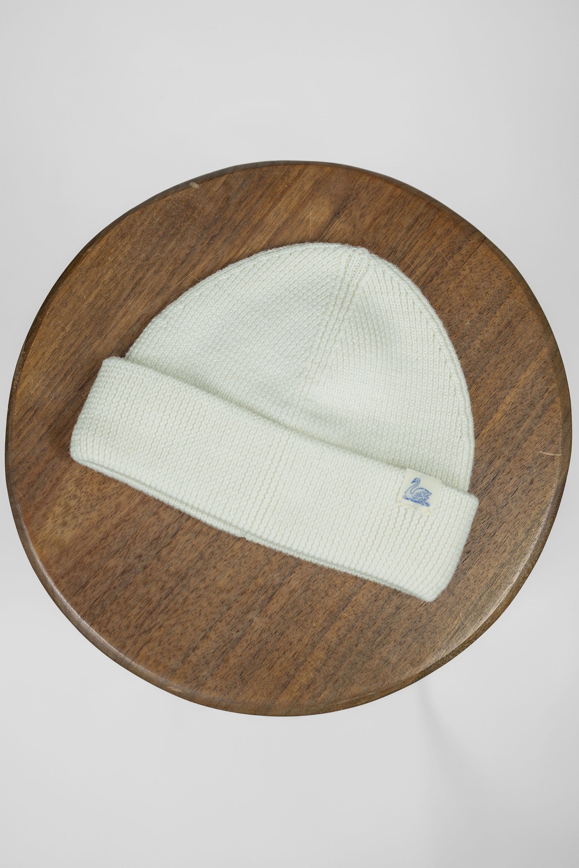 Merz b Schwanen MWBN05 Merino Wool Ribbed Watch Cap - Nature