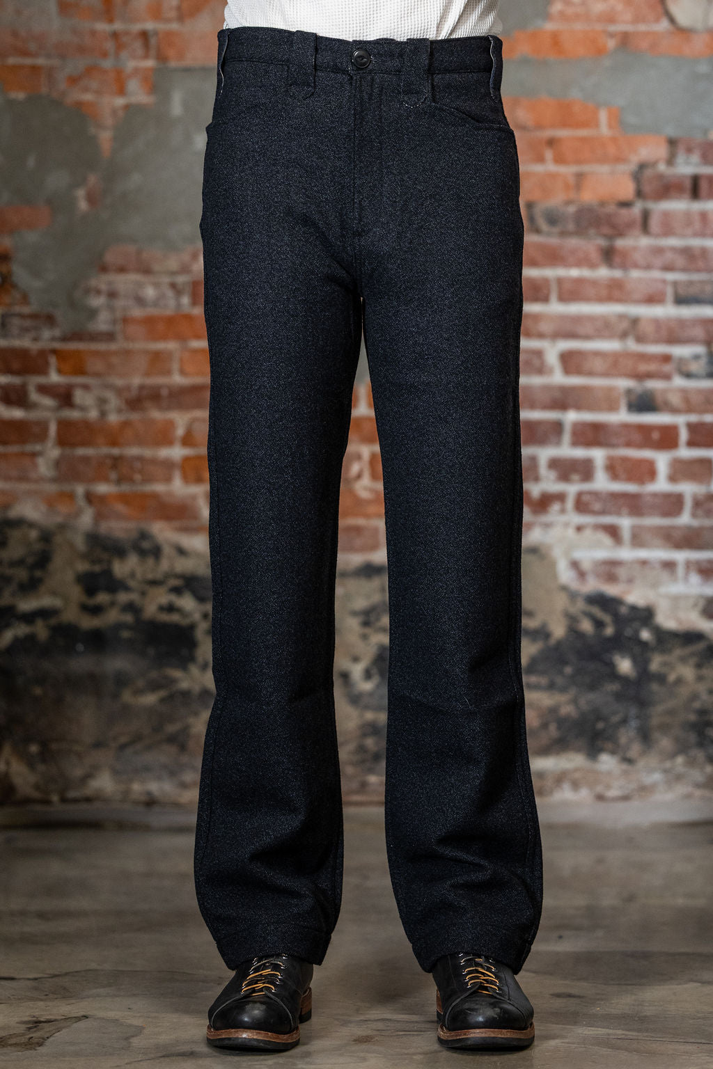 Freenote Cloth Duster Pant - Black Wool