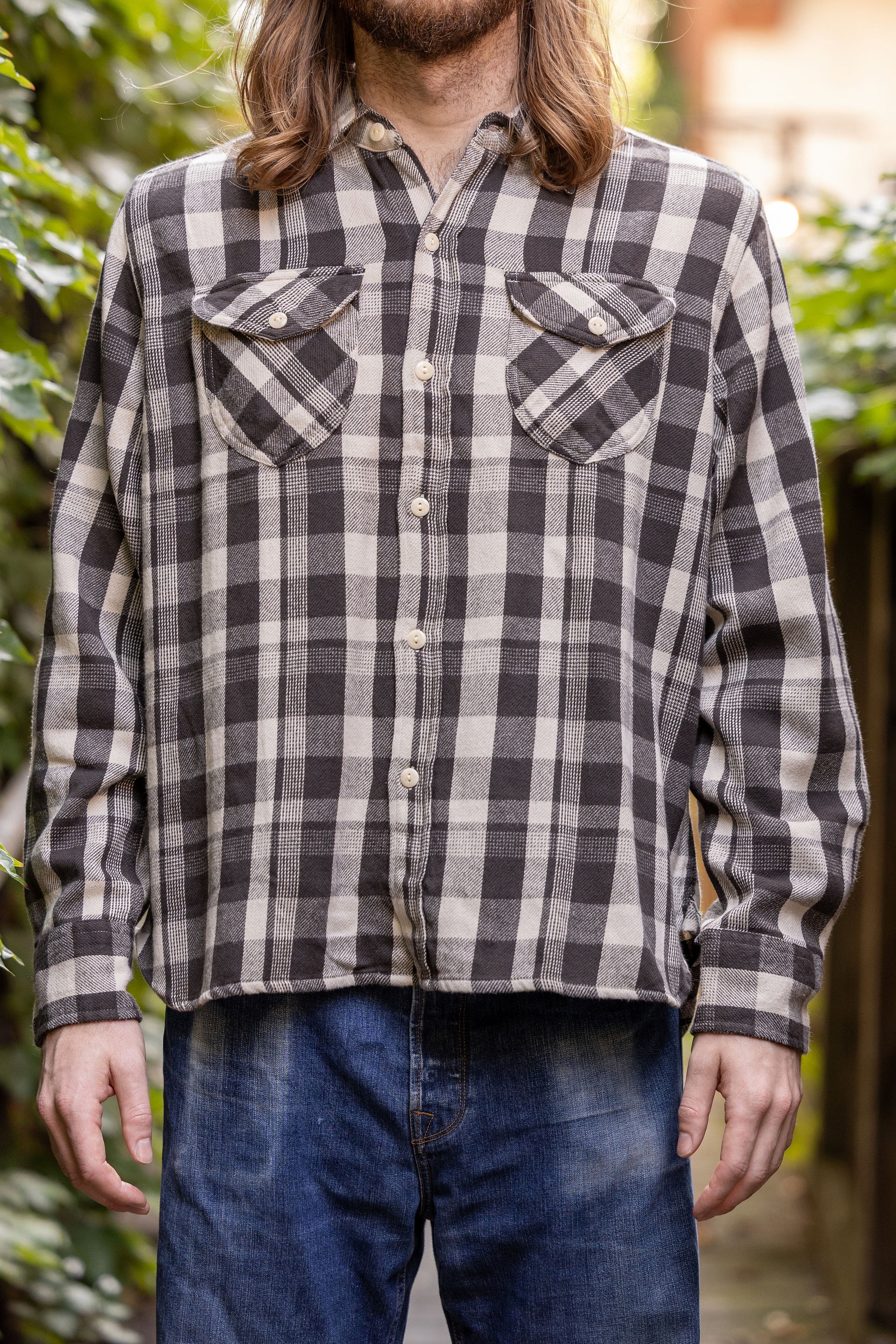 Wythe Washed Flannel Workshirt - Night Pitch