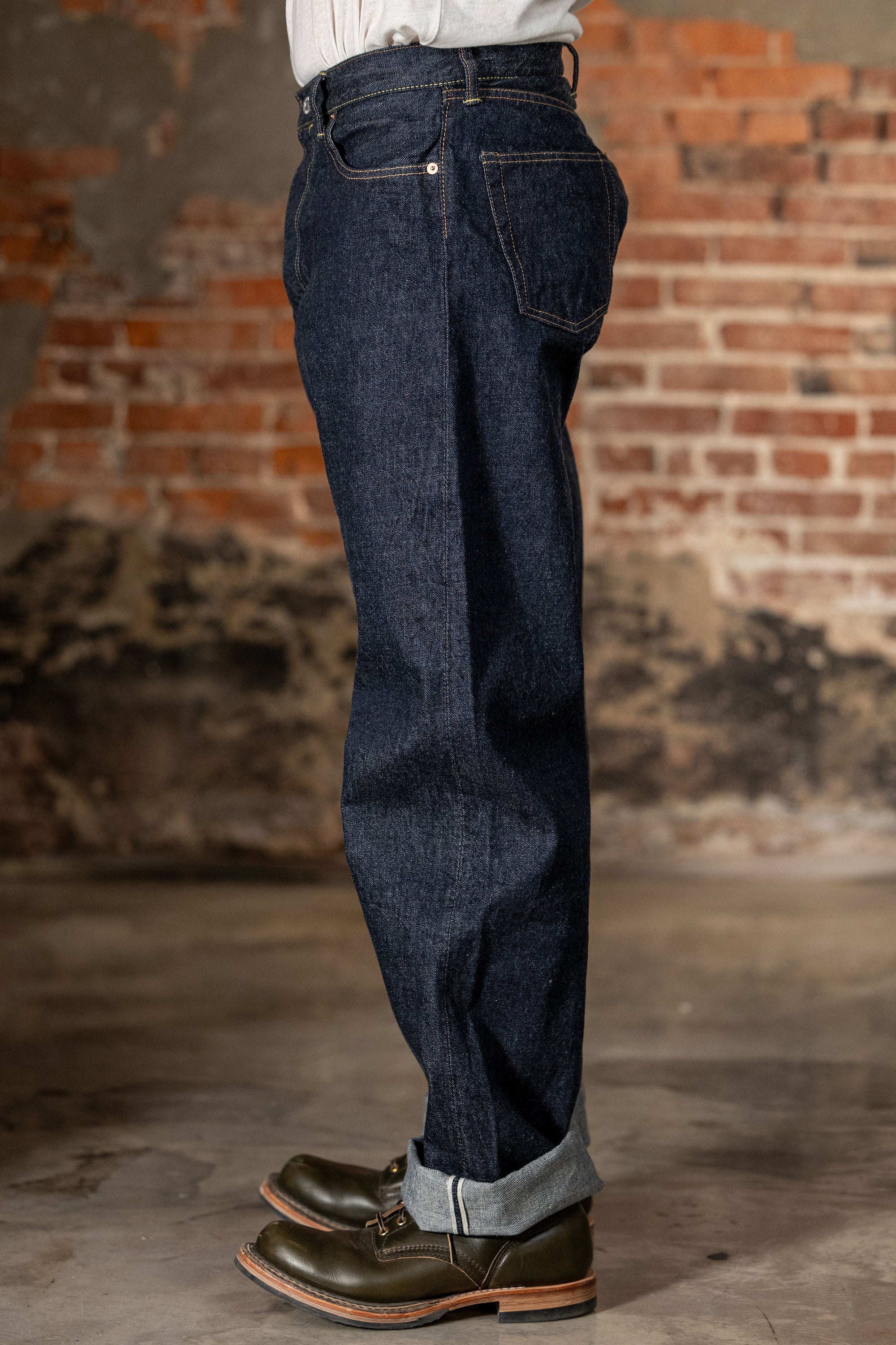 TCB Jeans Baggy 50's Jeans - 13.5oz Denim One Wash