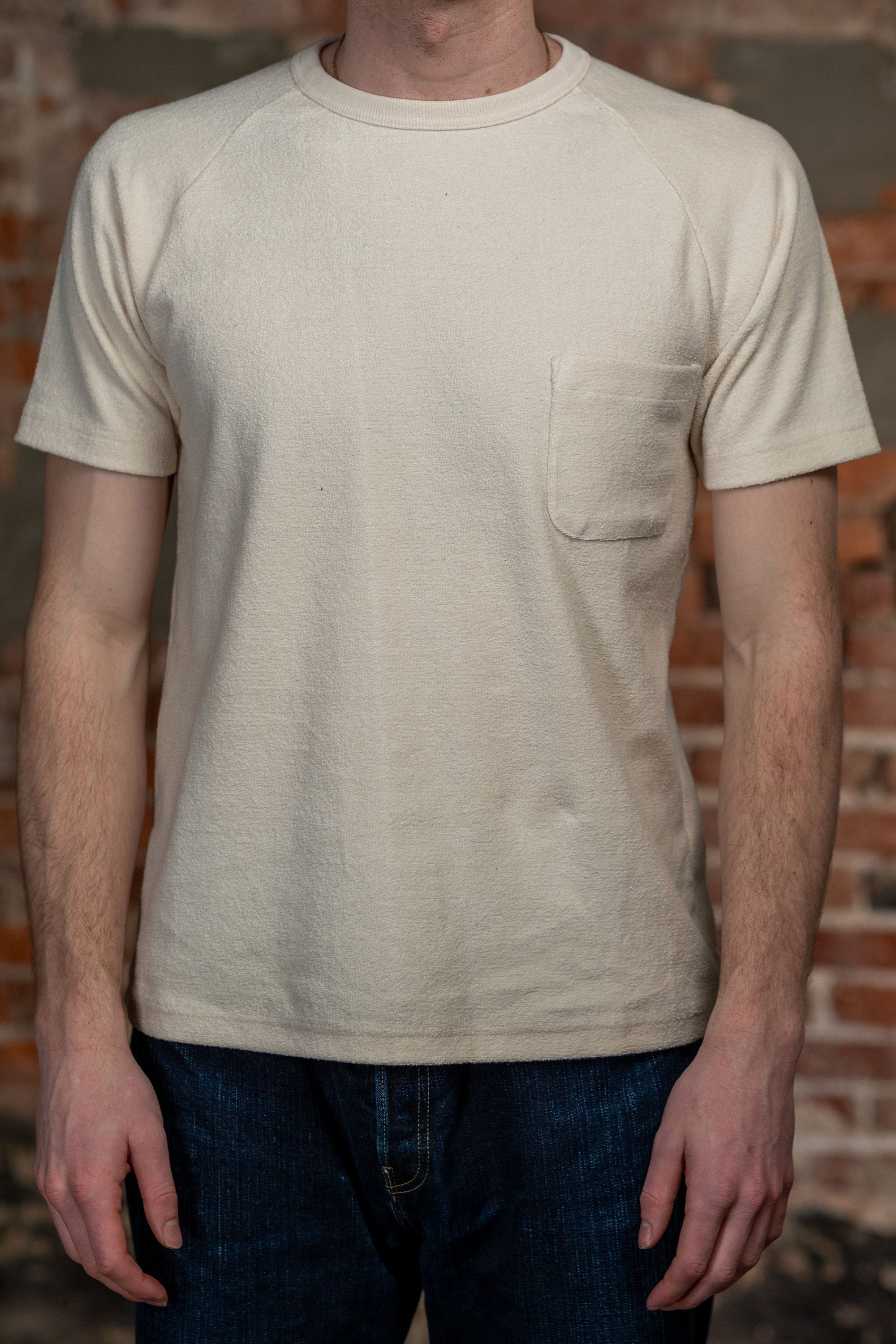 Heimat Textil Raglan Terry Tee - Seashell