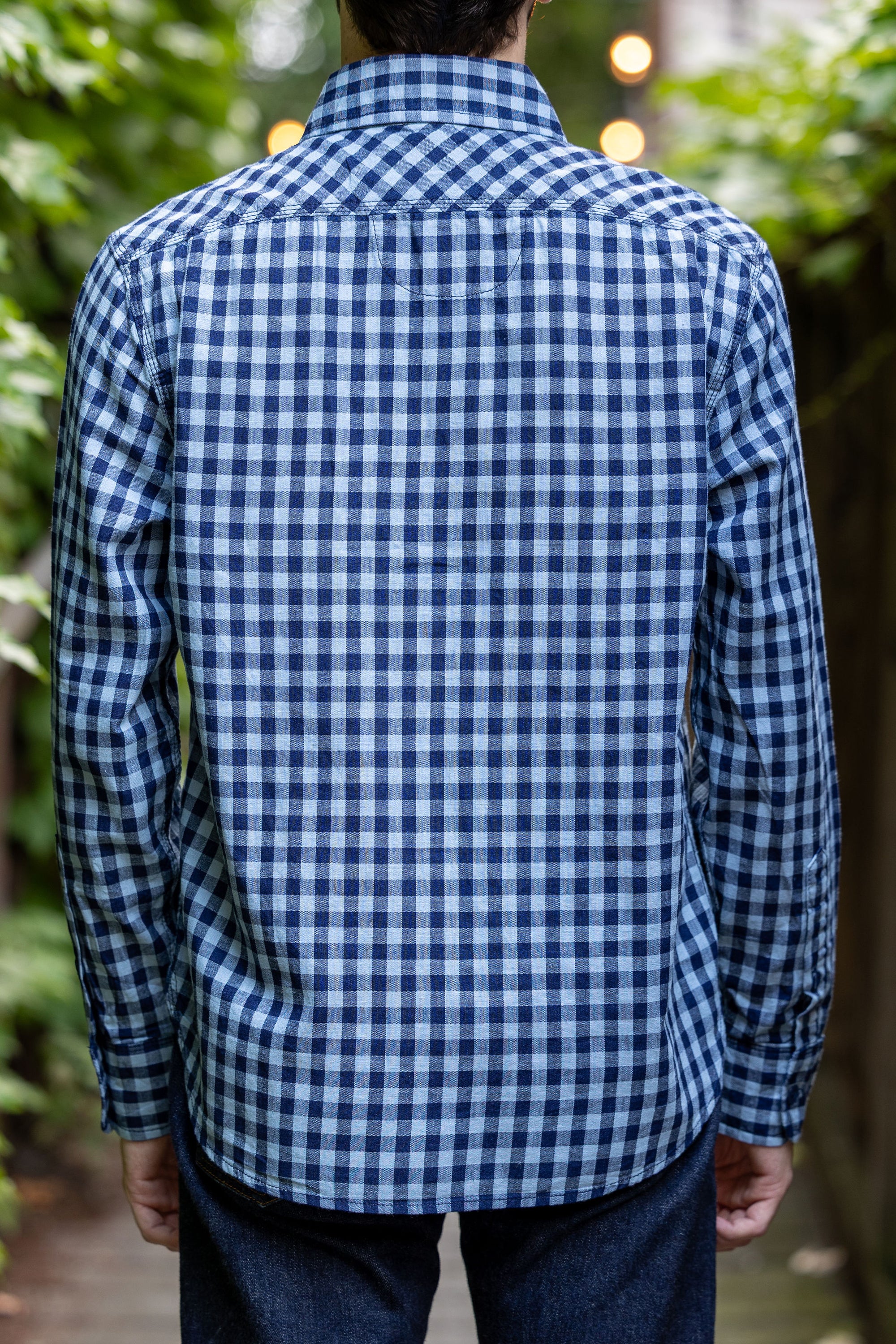Freenote Cloth Wells - Indigo Gingham