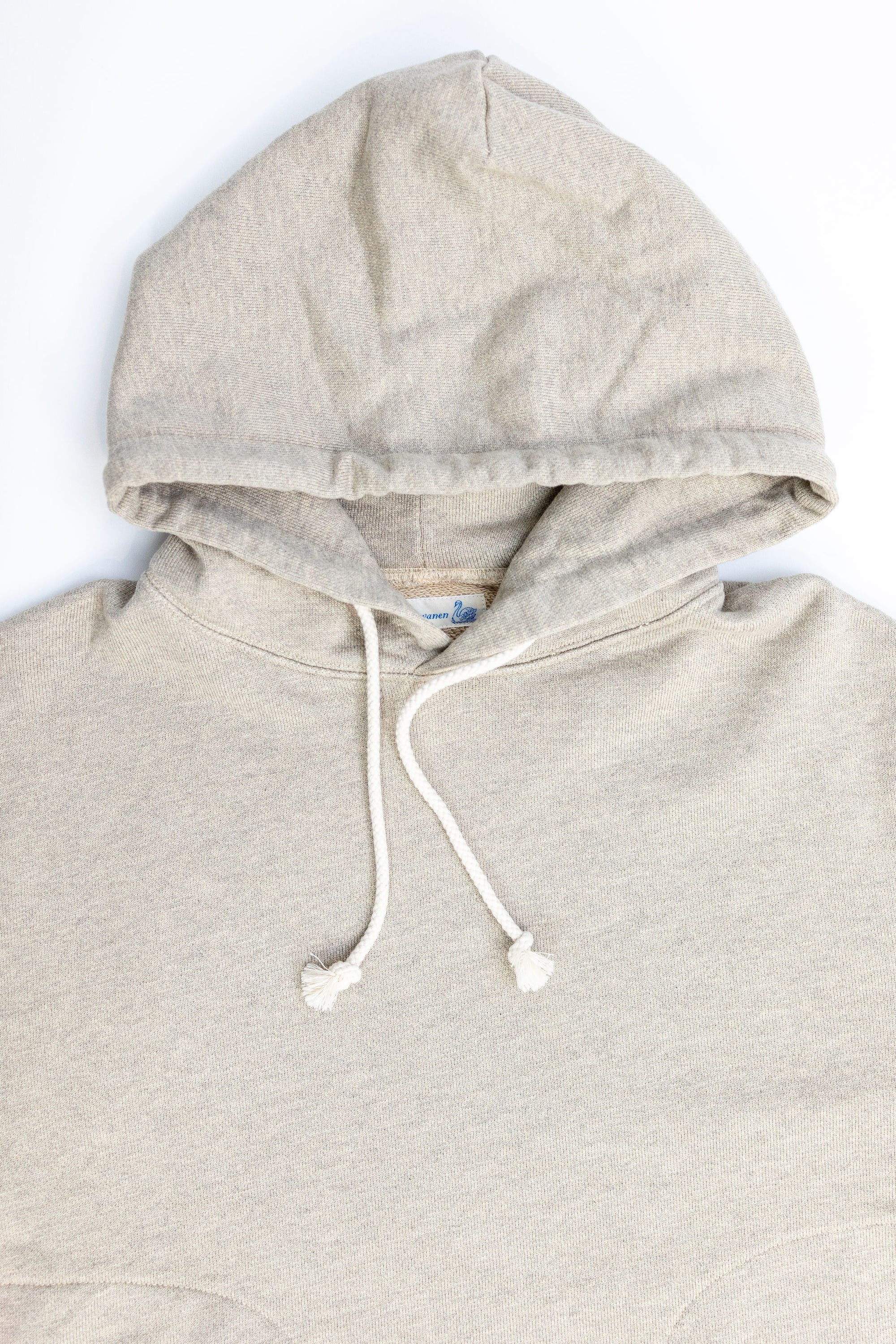 Merz b. Schwanen RFHD01 Good Basics 19oz Relaxed Fit Hoodie - Grey Melange