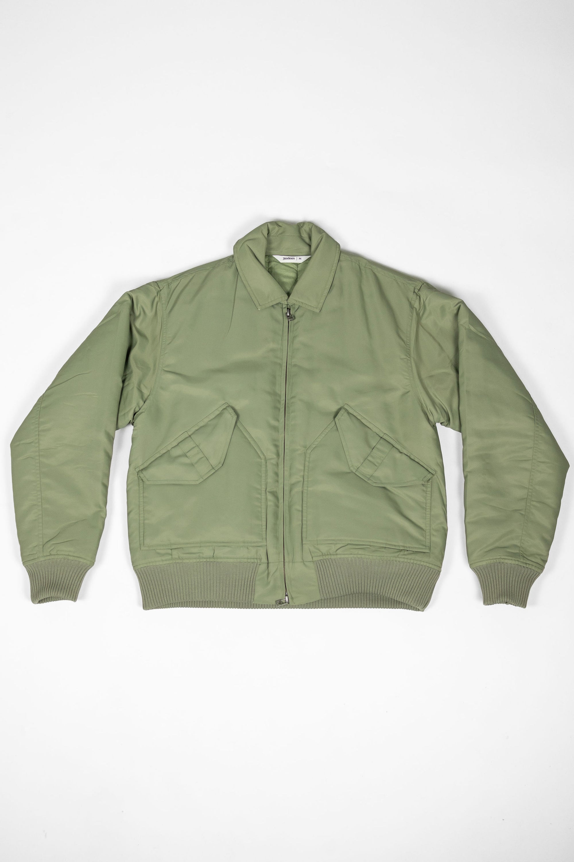 3sixteen CWU Flight Jacket - Sage Aviator Satin