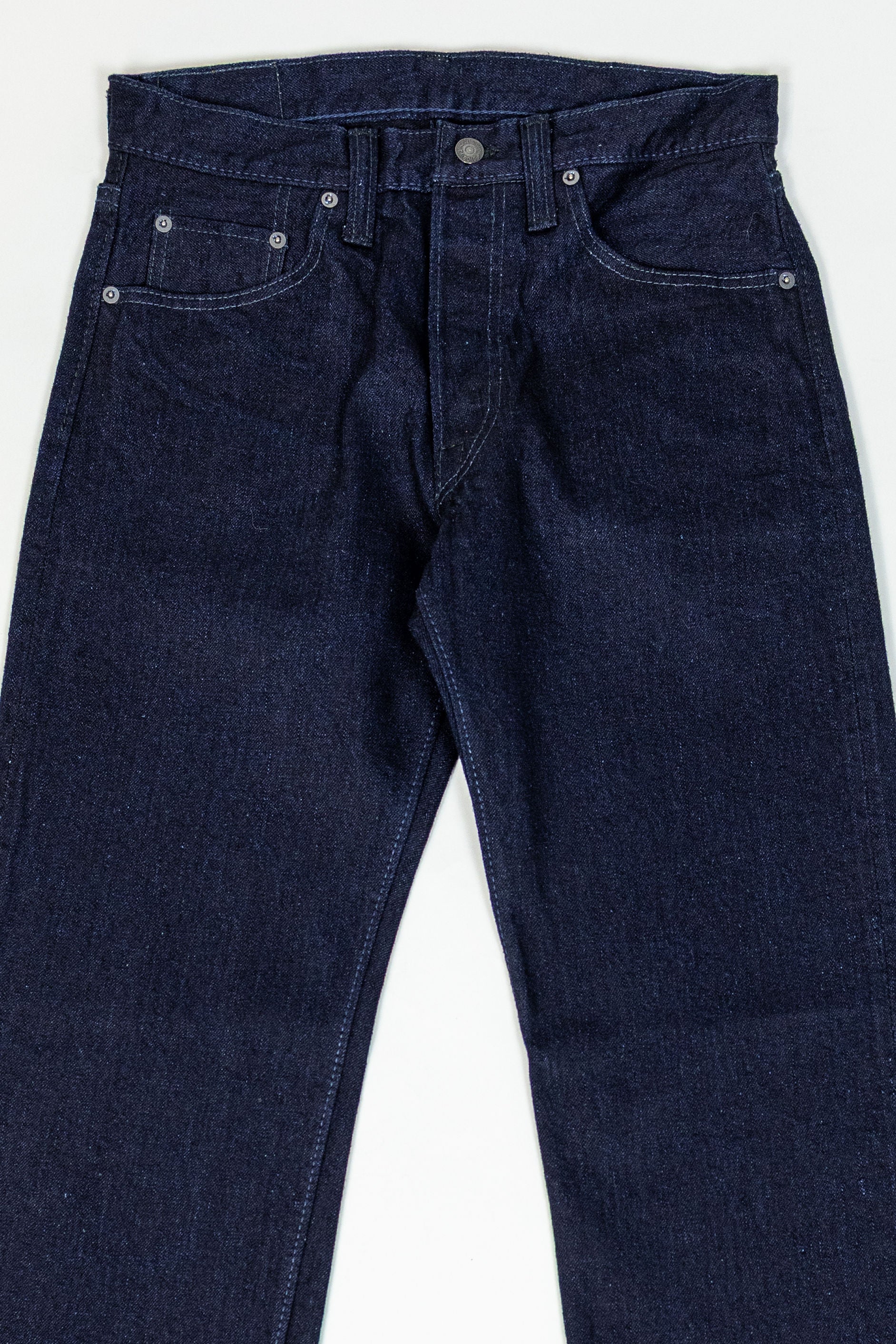 Pure Blue Japan XX-003-IDBK Regular Straight - 14oz Indigo x Black Denim (Rinsed)