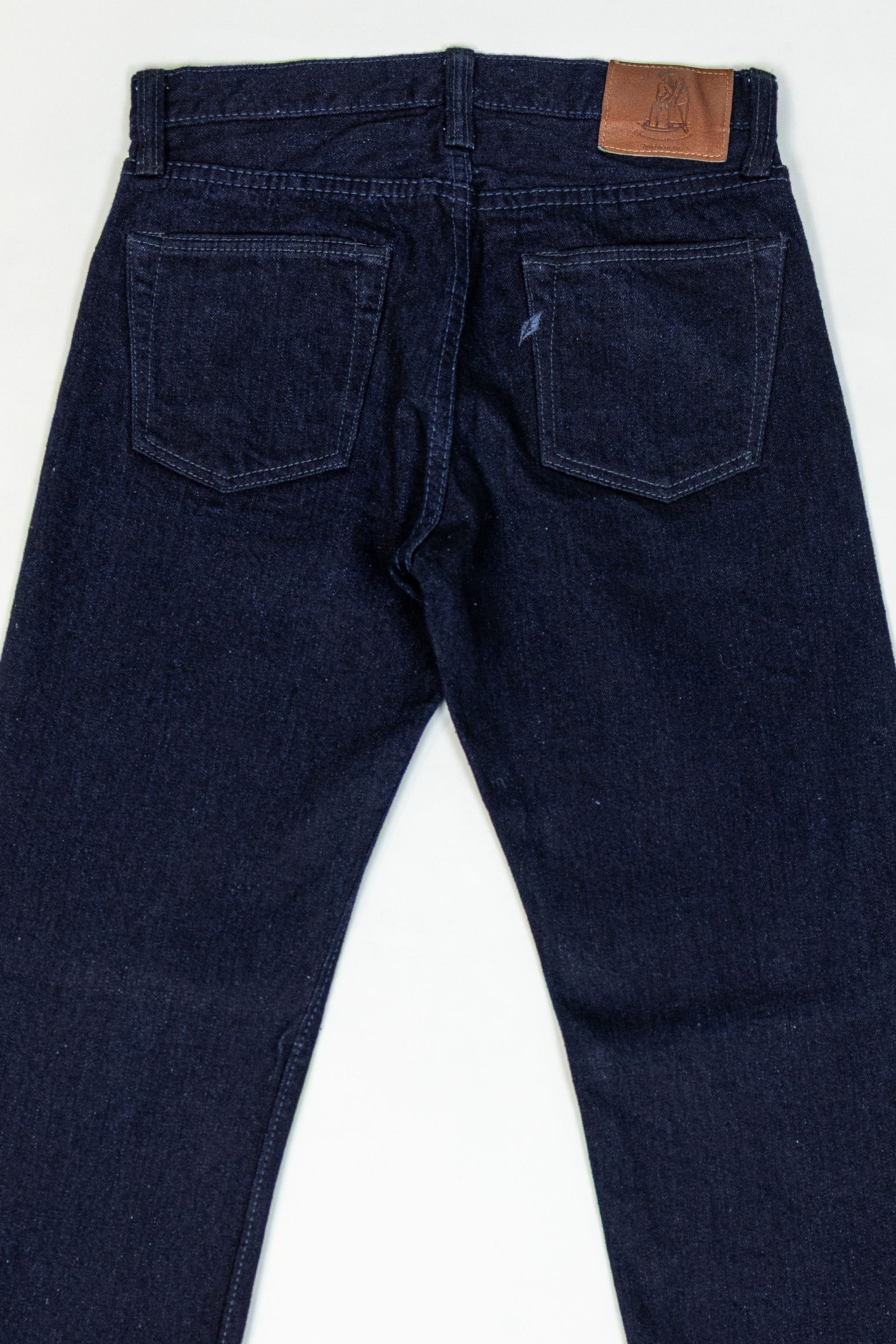 Pure Blue Japan XX-003-IDBK Regular Straight - 14oz Indigo x Black Denim (Rinsed)
