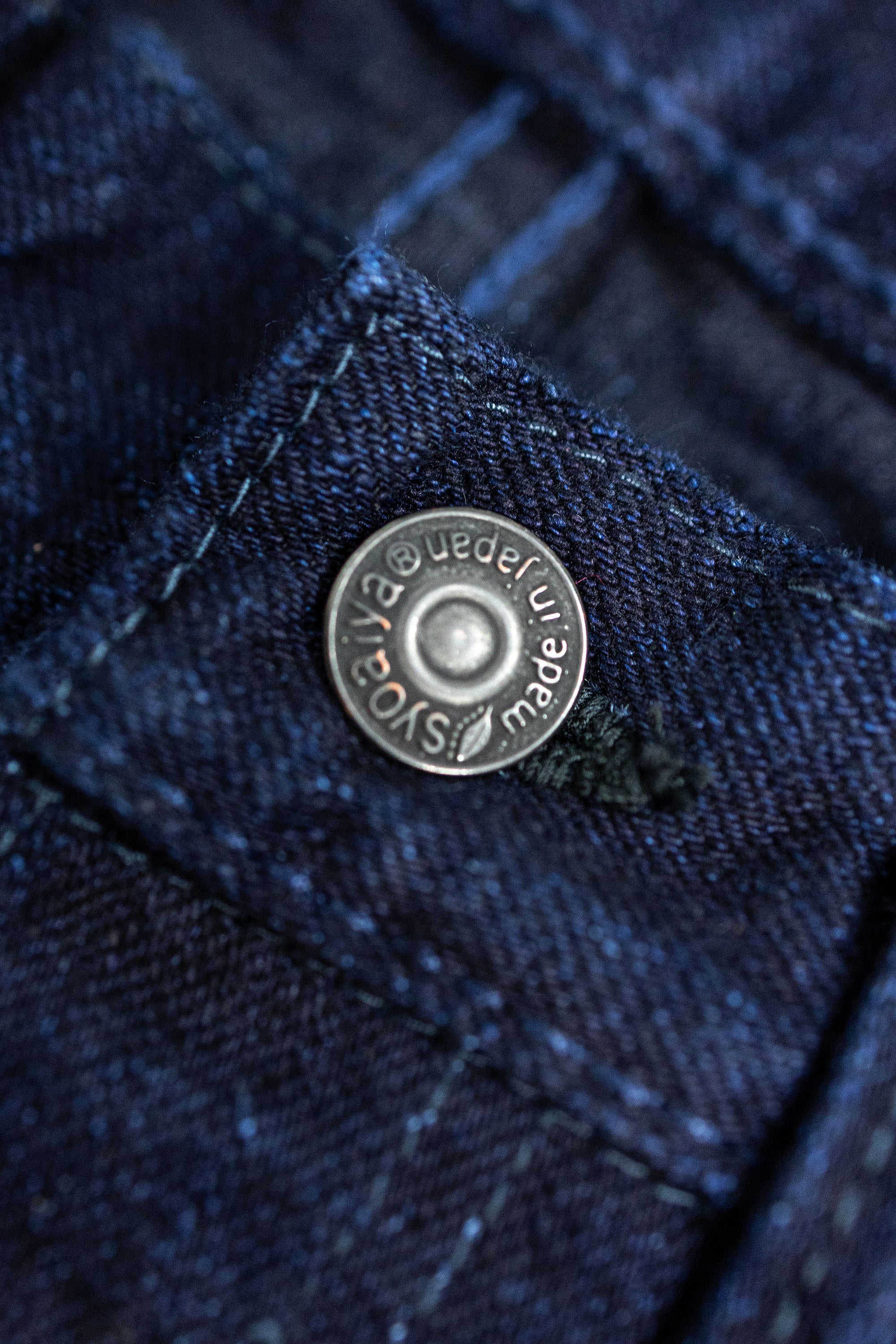 Pure Blue Japan XX-003-IDBK Regular Straight - 14oz Indigo x Black Denim (Rinsed)