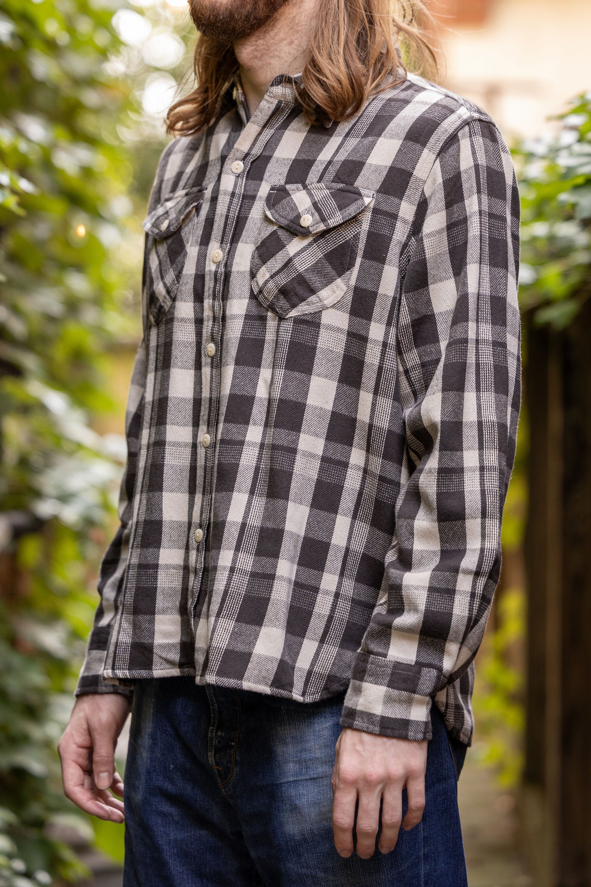 Wythe Washed Flannel Workshirt - Night Pitch