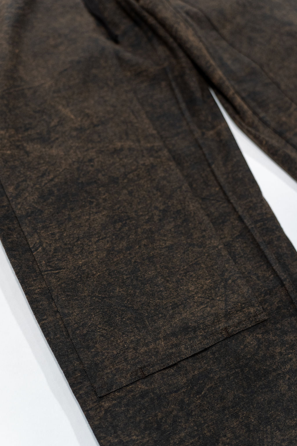 Indi + Ash Raka Pant - Iron Organic Cotton Millwoven Stone Enzyme Canvas