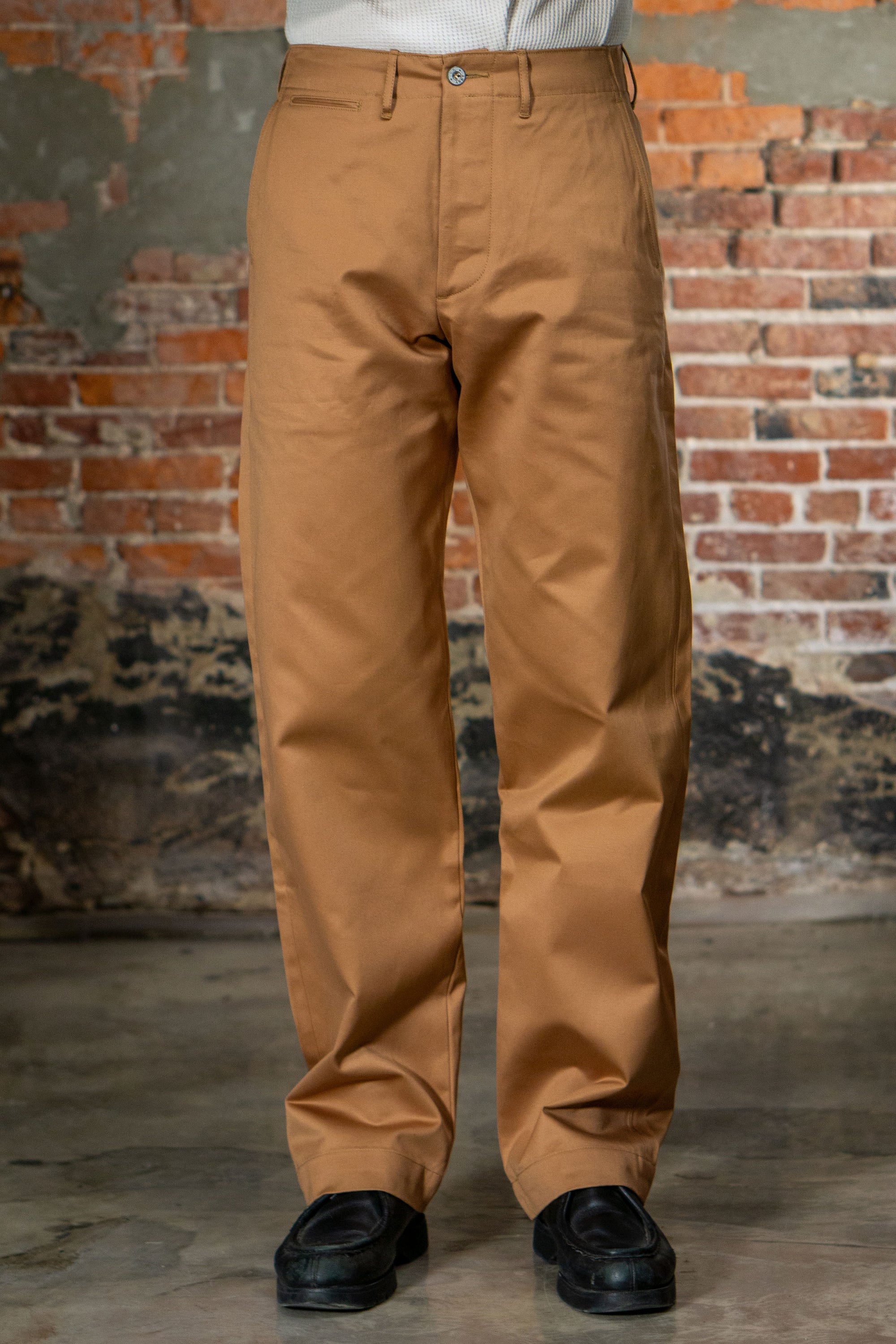 Buzz Rickson's M43035 Early Military Chinos 1945 Model (One Wash) - Camel