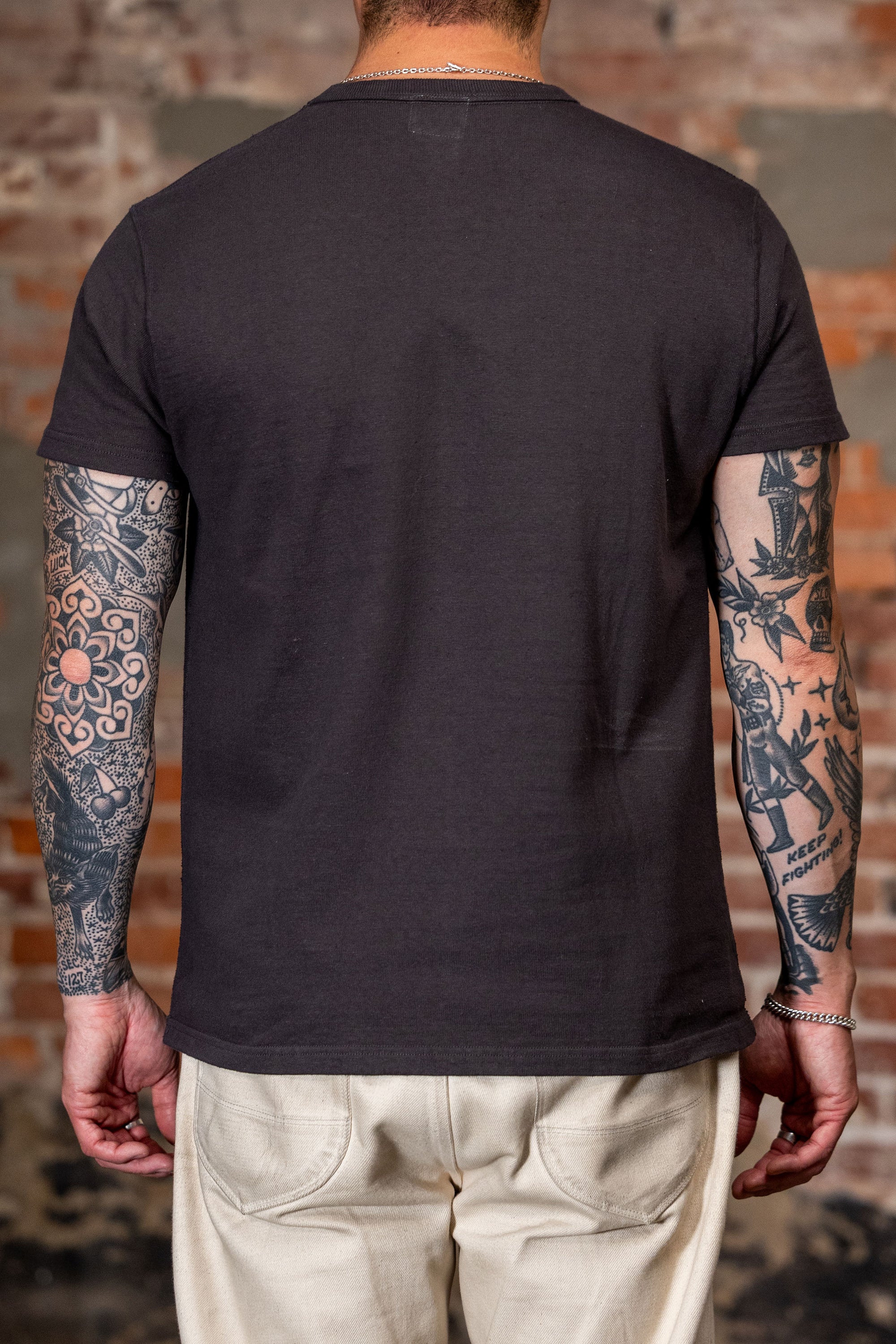 Samurai SJST-SC01 Japanese Cotton Made Crew - Kuromame