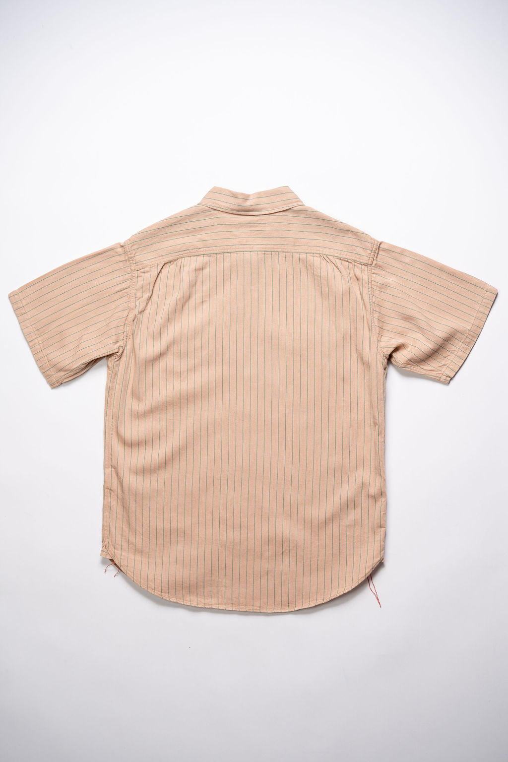 Sugar Cane Coke Stripe Work Shirt - Beige
