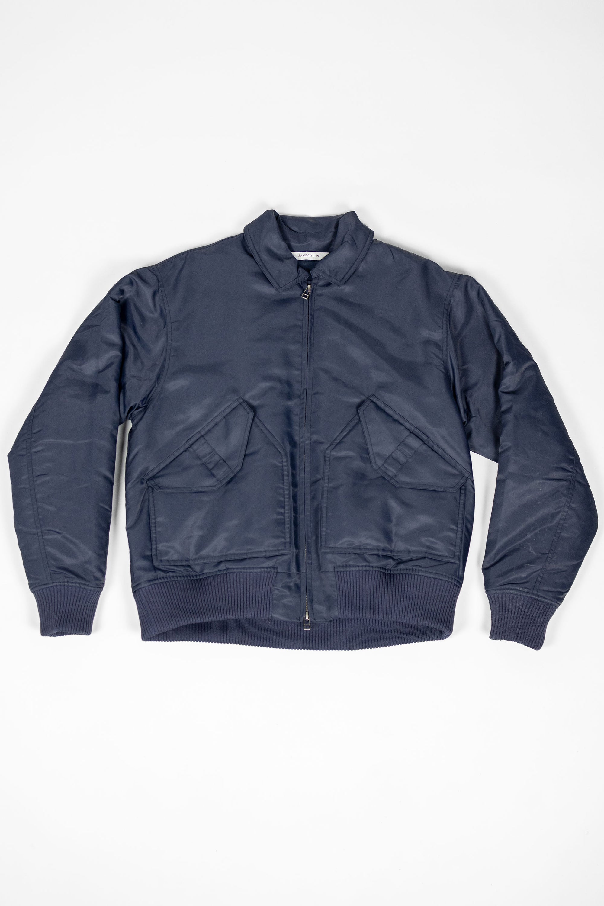 3sixteen CWU Flight Jacket - Blue Aviator Satin