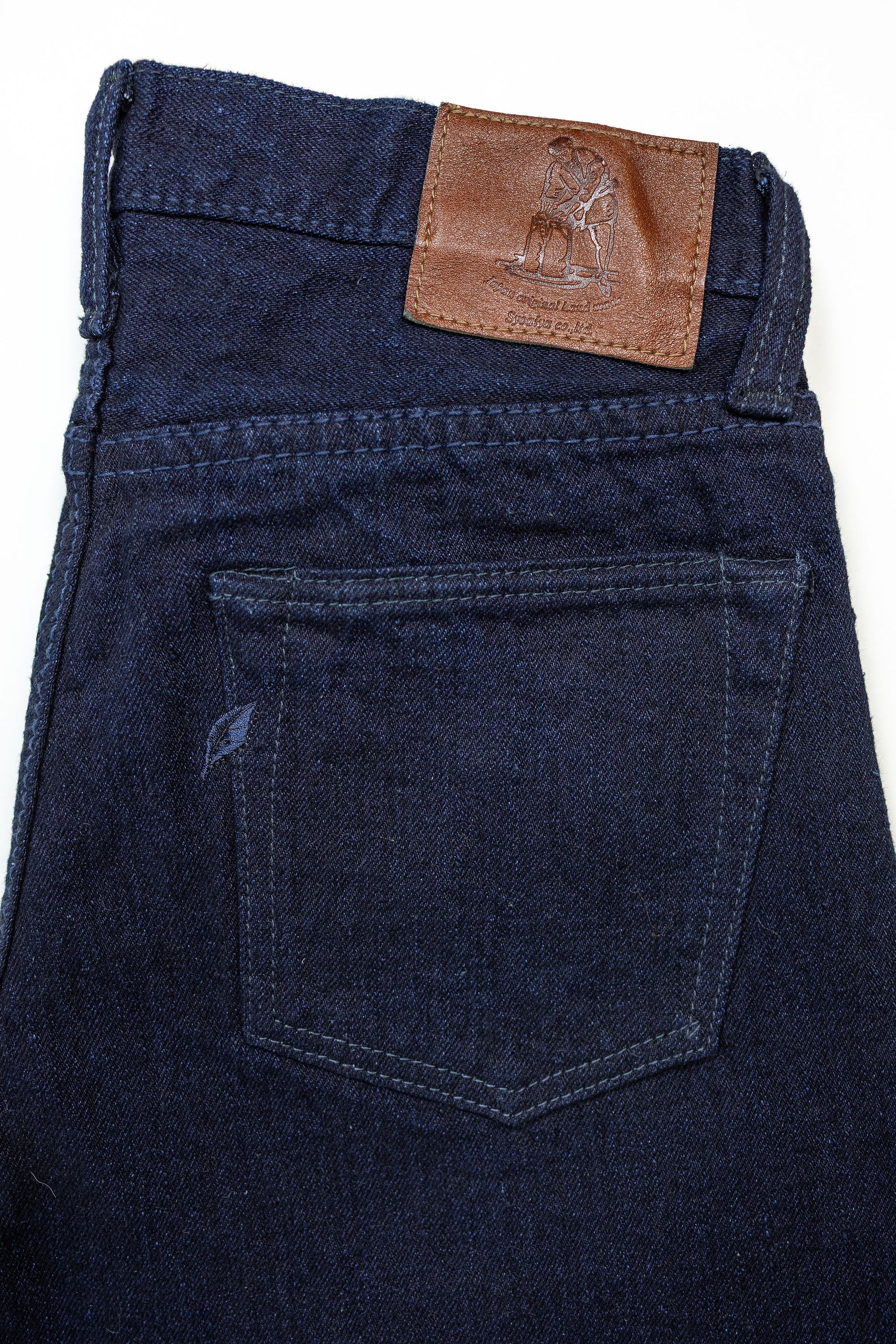 Pure Blue Japan XX-003-IDBK Regular Straight - 14oz Indigo x Black Denim (Rinsed)