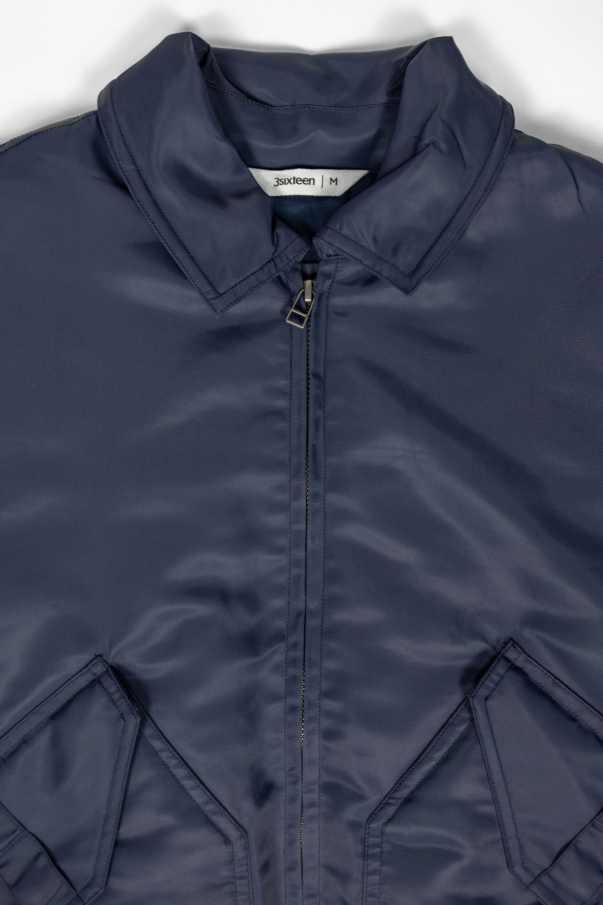 3sixteen CWU Flight Jacket - Blue Aviator Satin