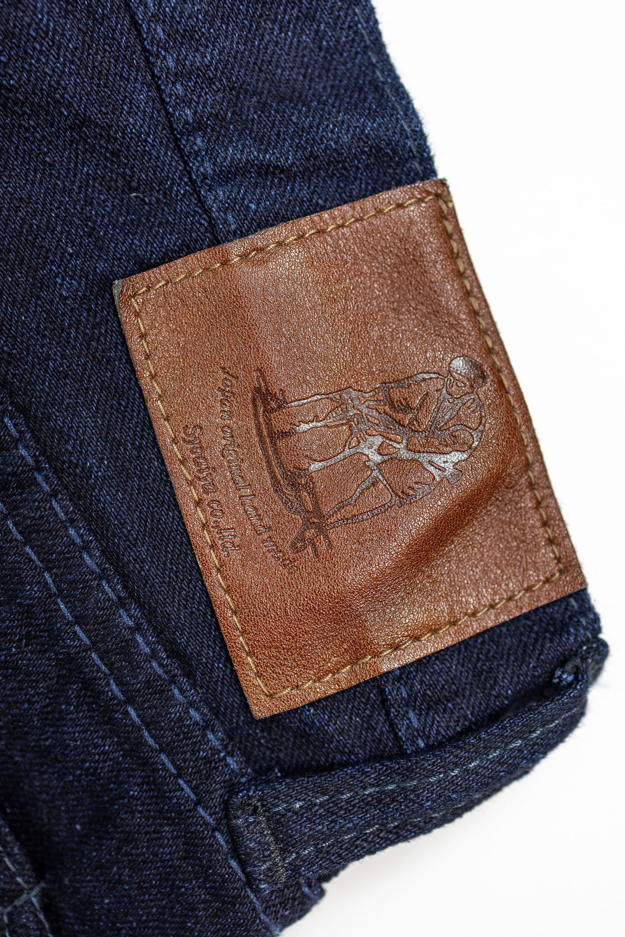 Pure Blue Japan XX-003-IDBK Regular Straight - 14oz Indigo x Black Denim (Rinsed)