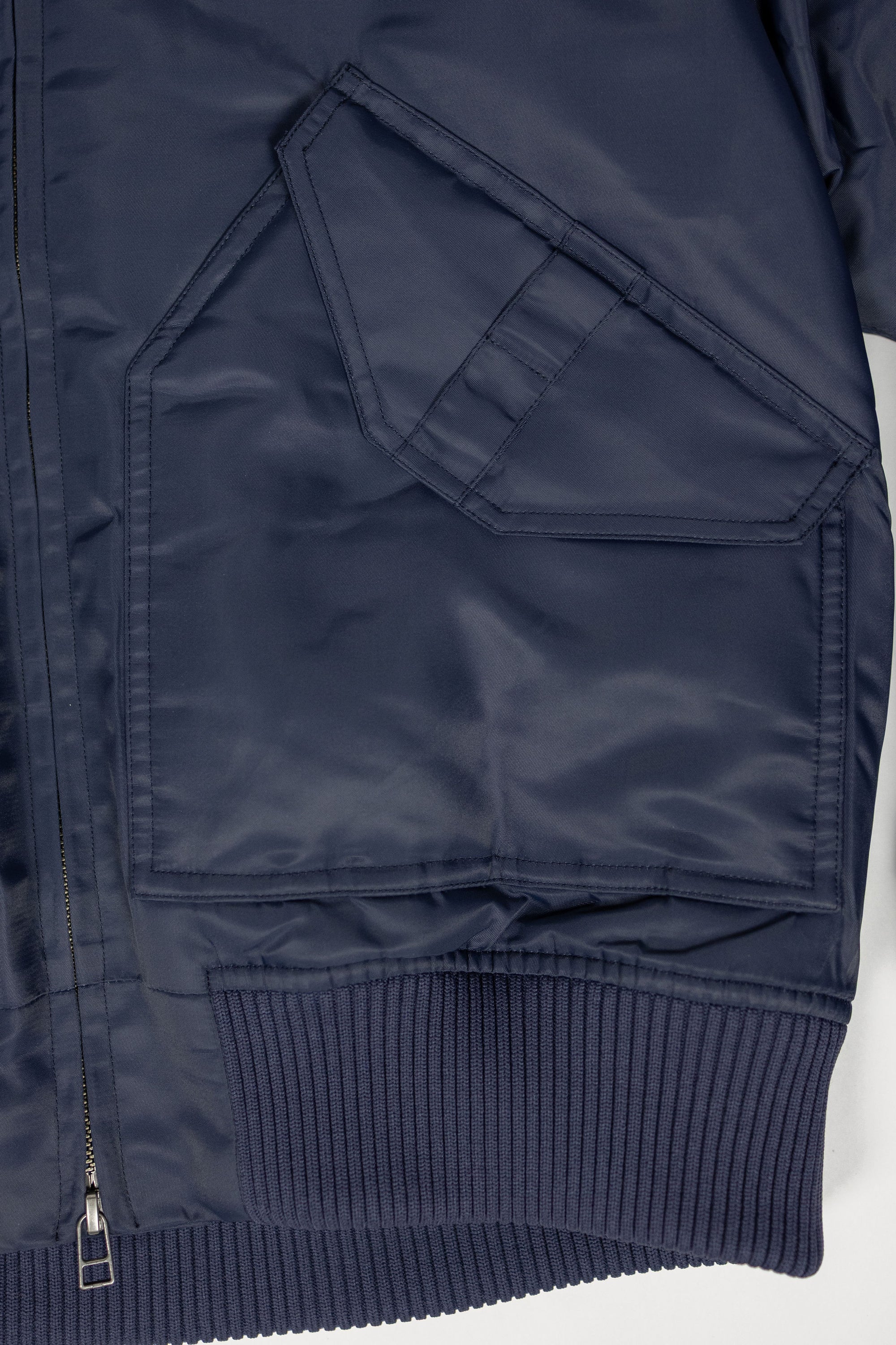 3sixteen CWU Flight Jacket - Blue Aviator Satin