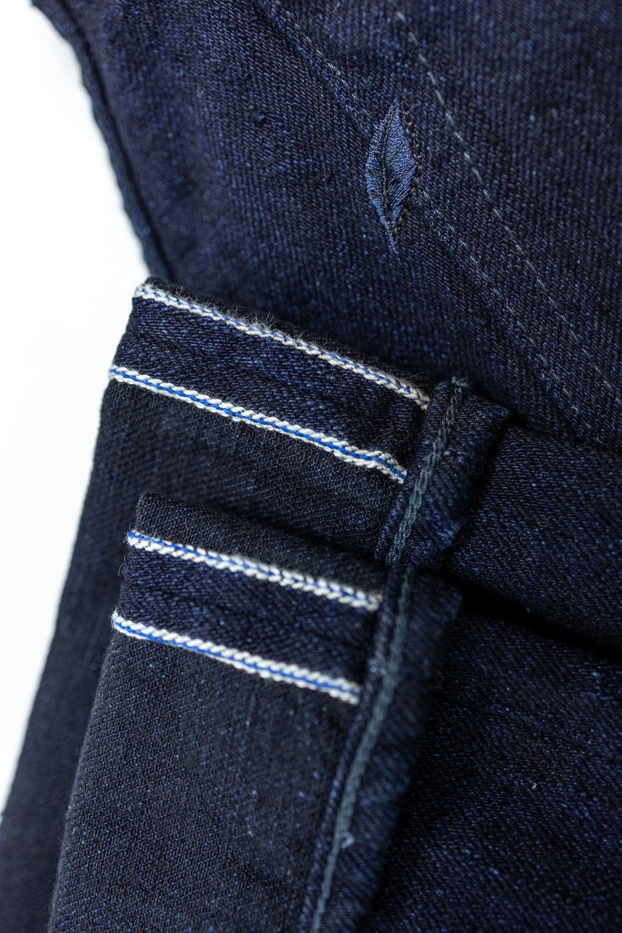 Pure Blue Japan XX-003-IDBK Regular Straight - 14oz Indigo x Black Denim (Rinsed)