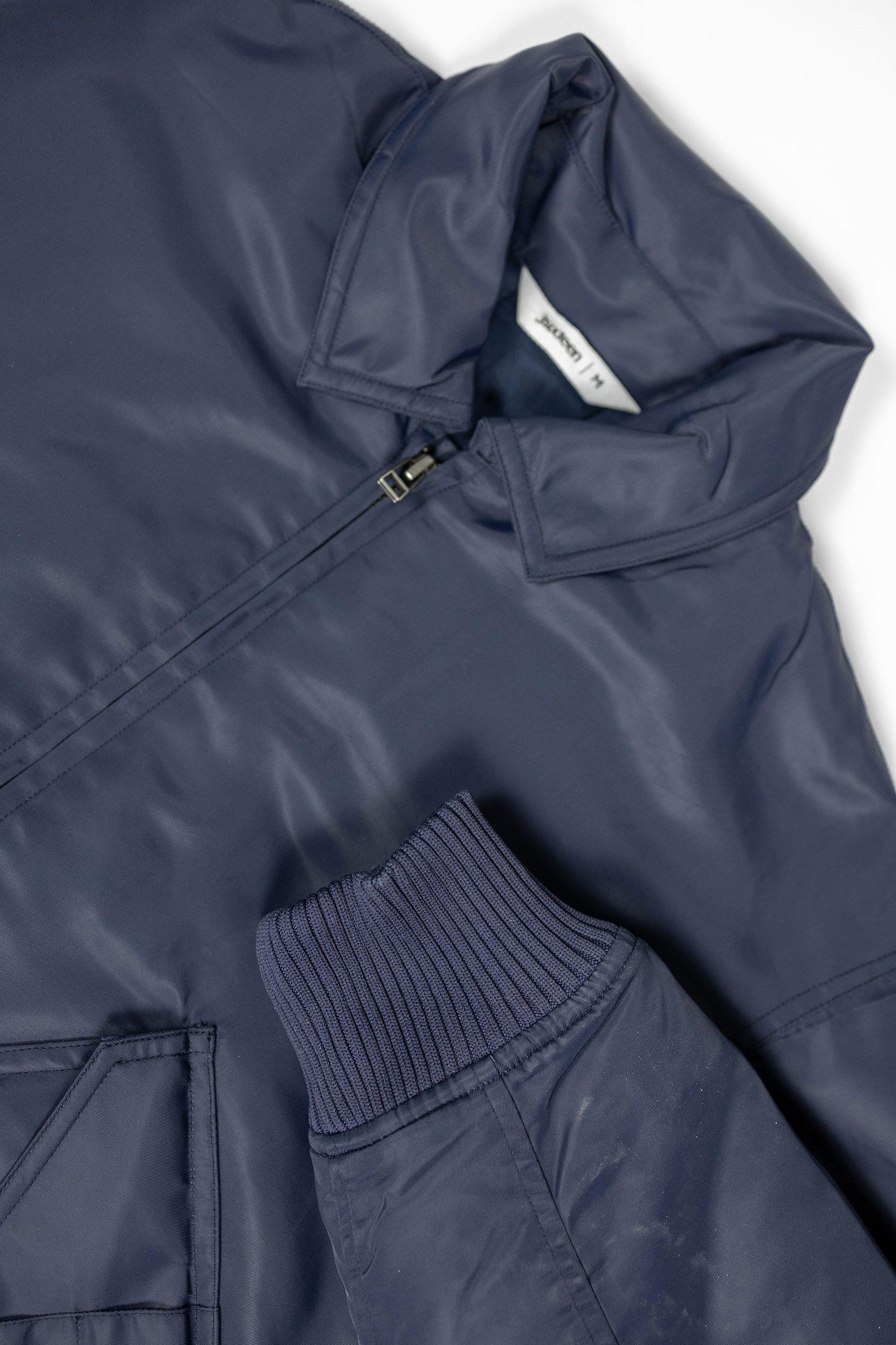 3sixteen CWU Flight Jacket - Blue Aviator Satin