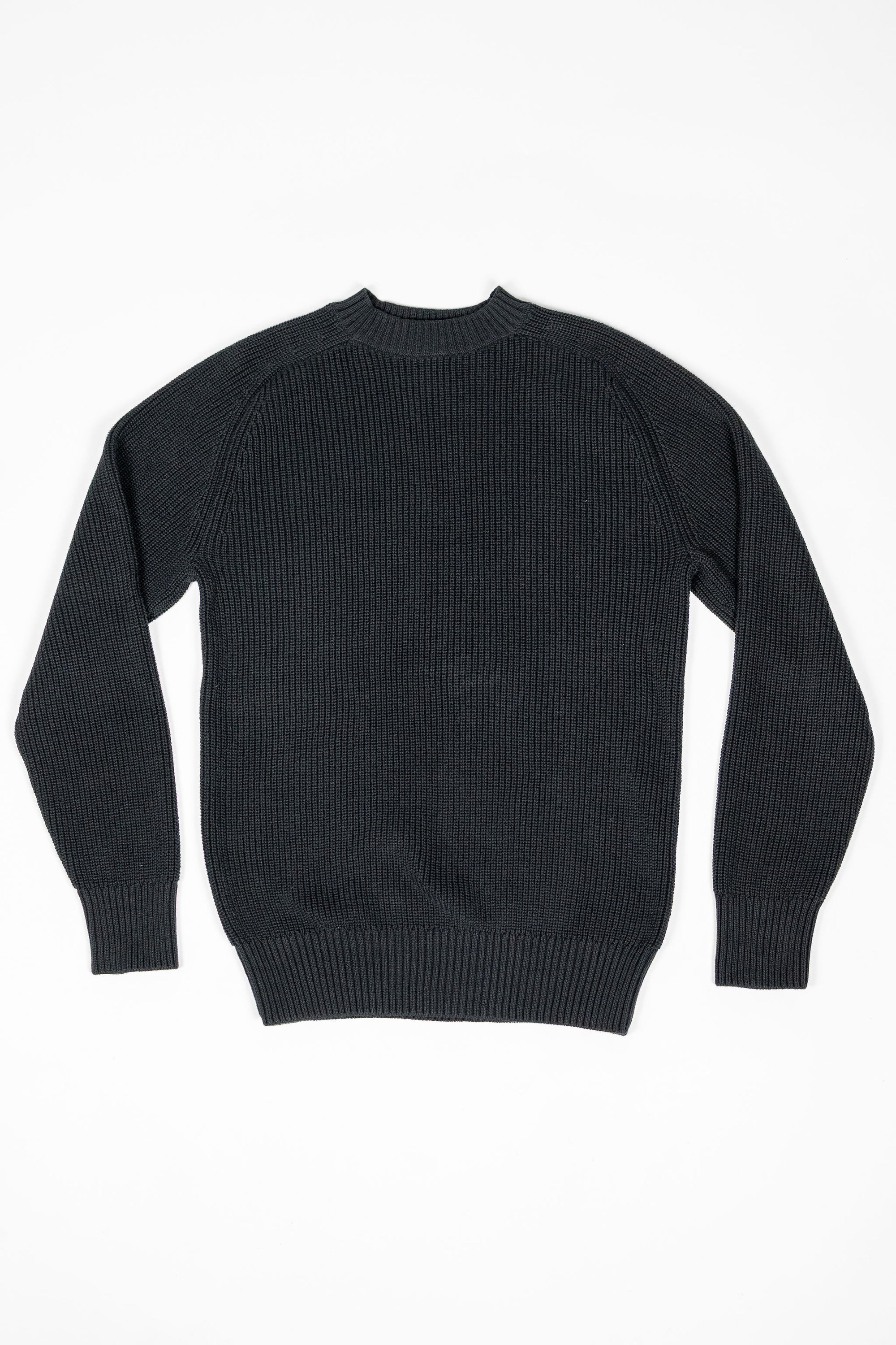3sixteen Cotton Crewneck Sweater - Black