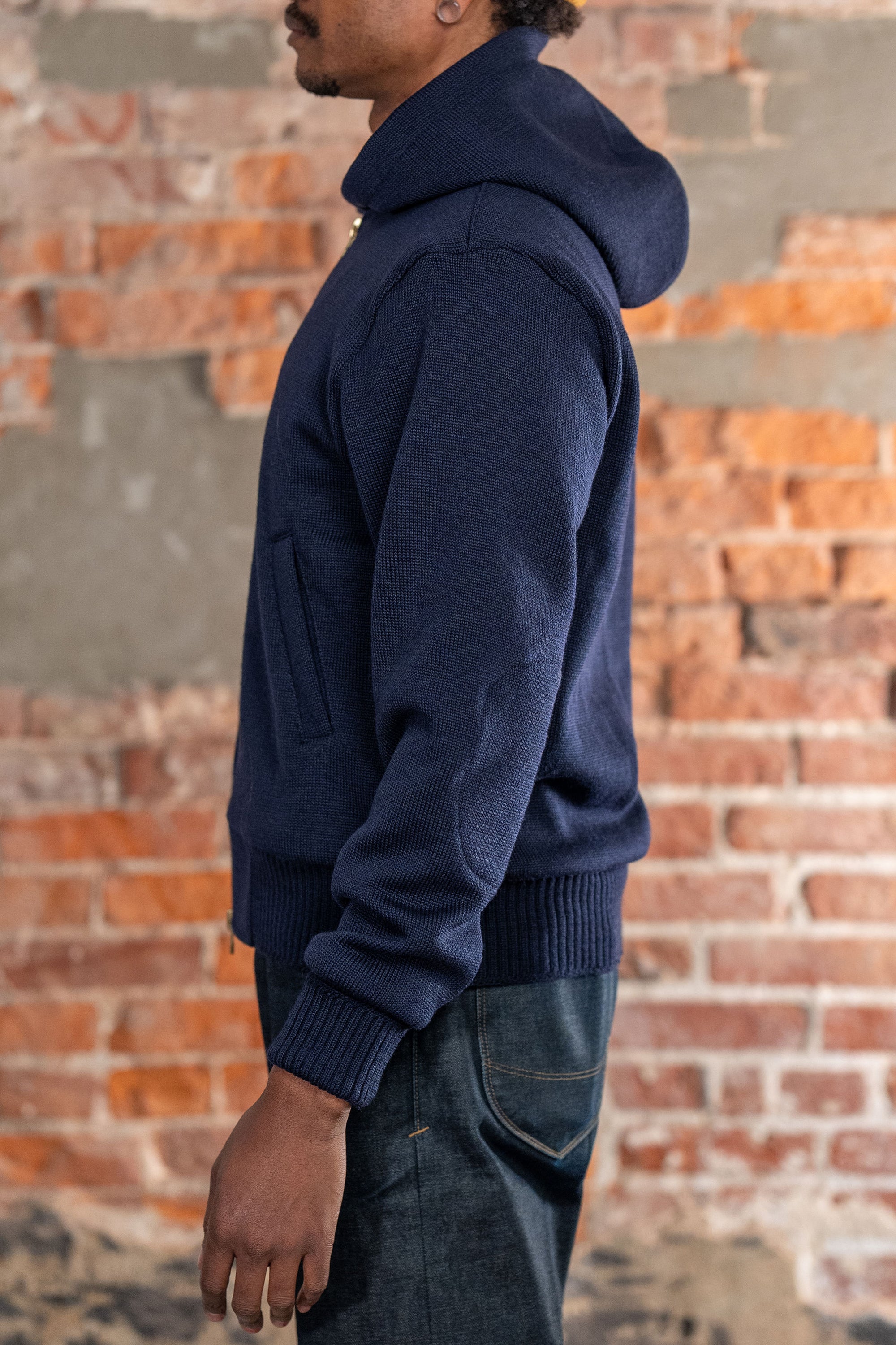 Dehen 1920 Full-Throttle Moto Hoodie - Dark Navy