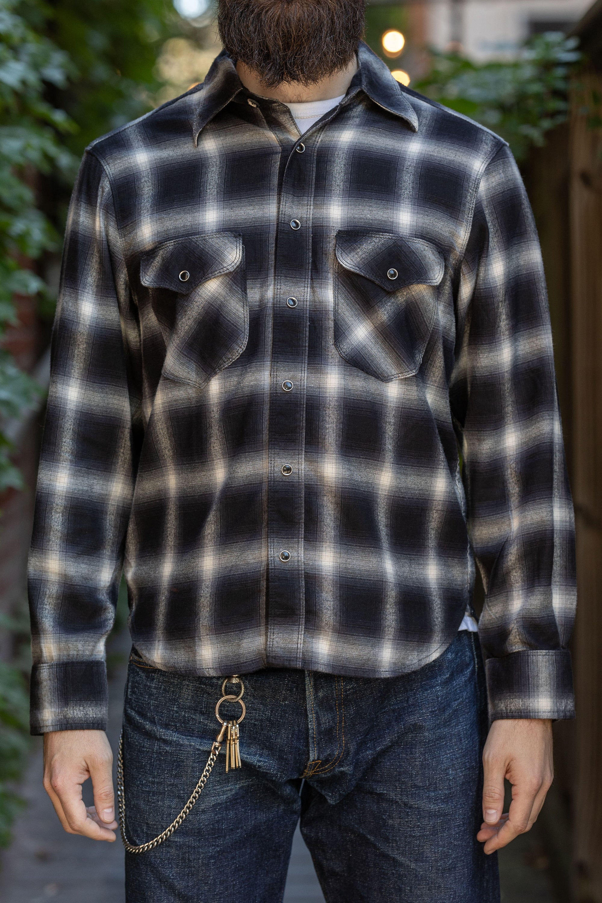 Freenote Cloth - Bodie Black Plaid