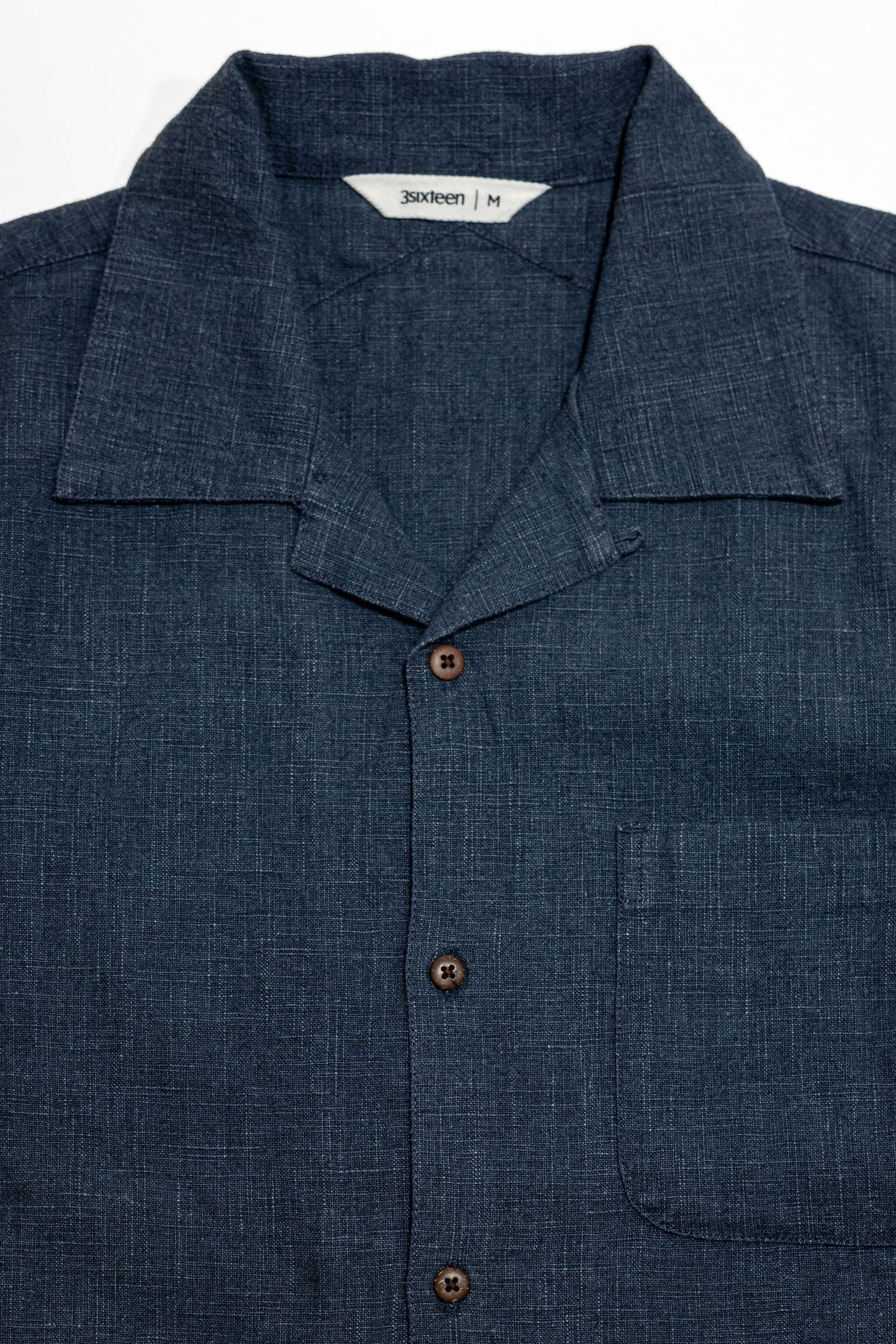 3sixteen Vacation Shirt Linen - Blue