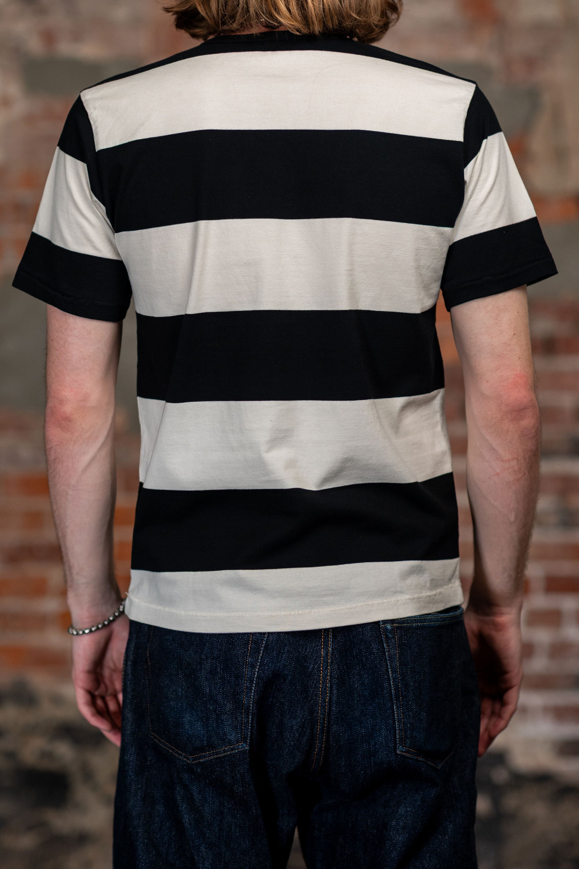 Freenote Cloth Mooch Tee - Black Stripe