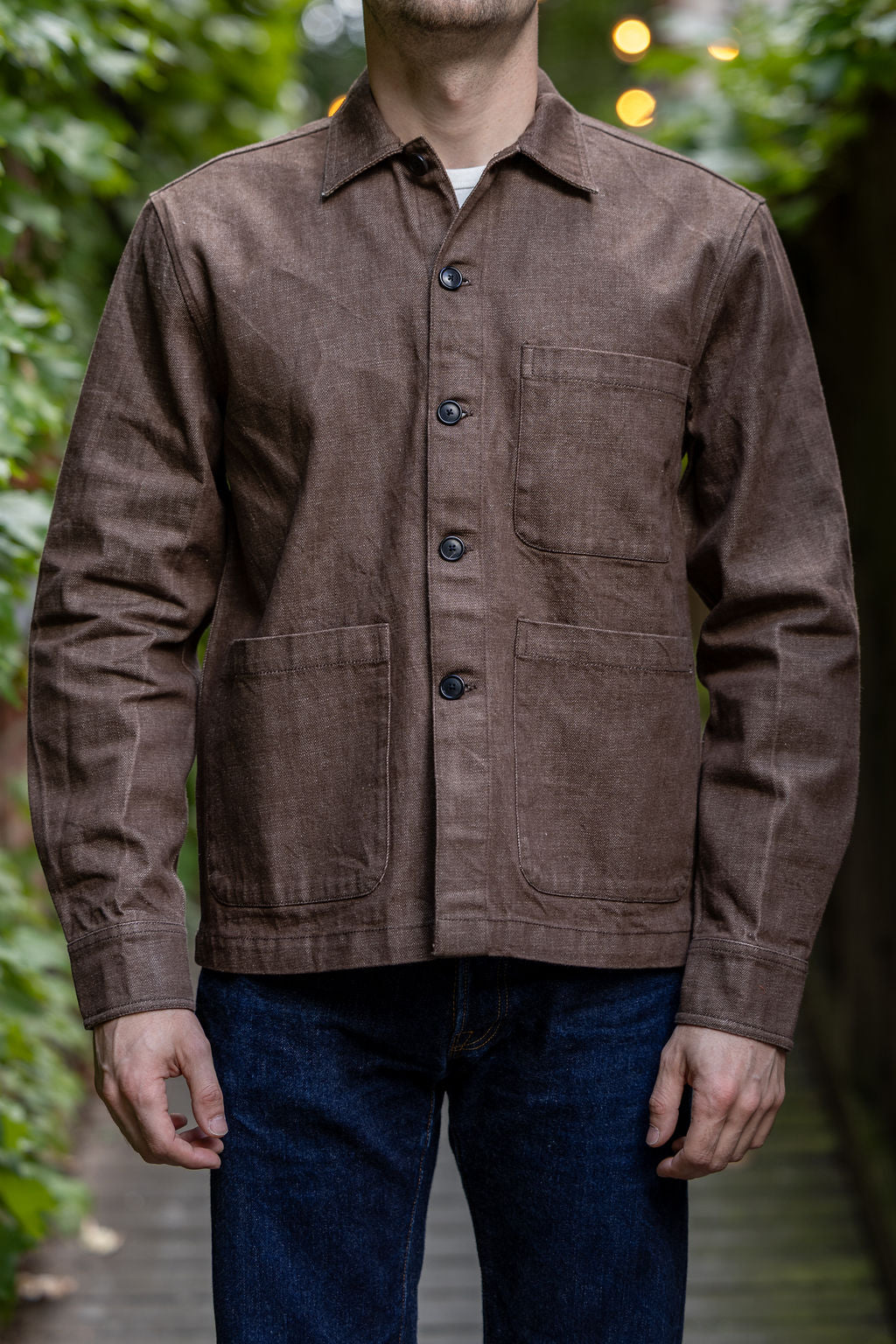 3sixteen Shop Jacket - Brown Denim