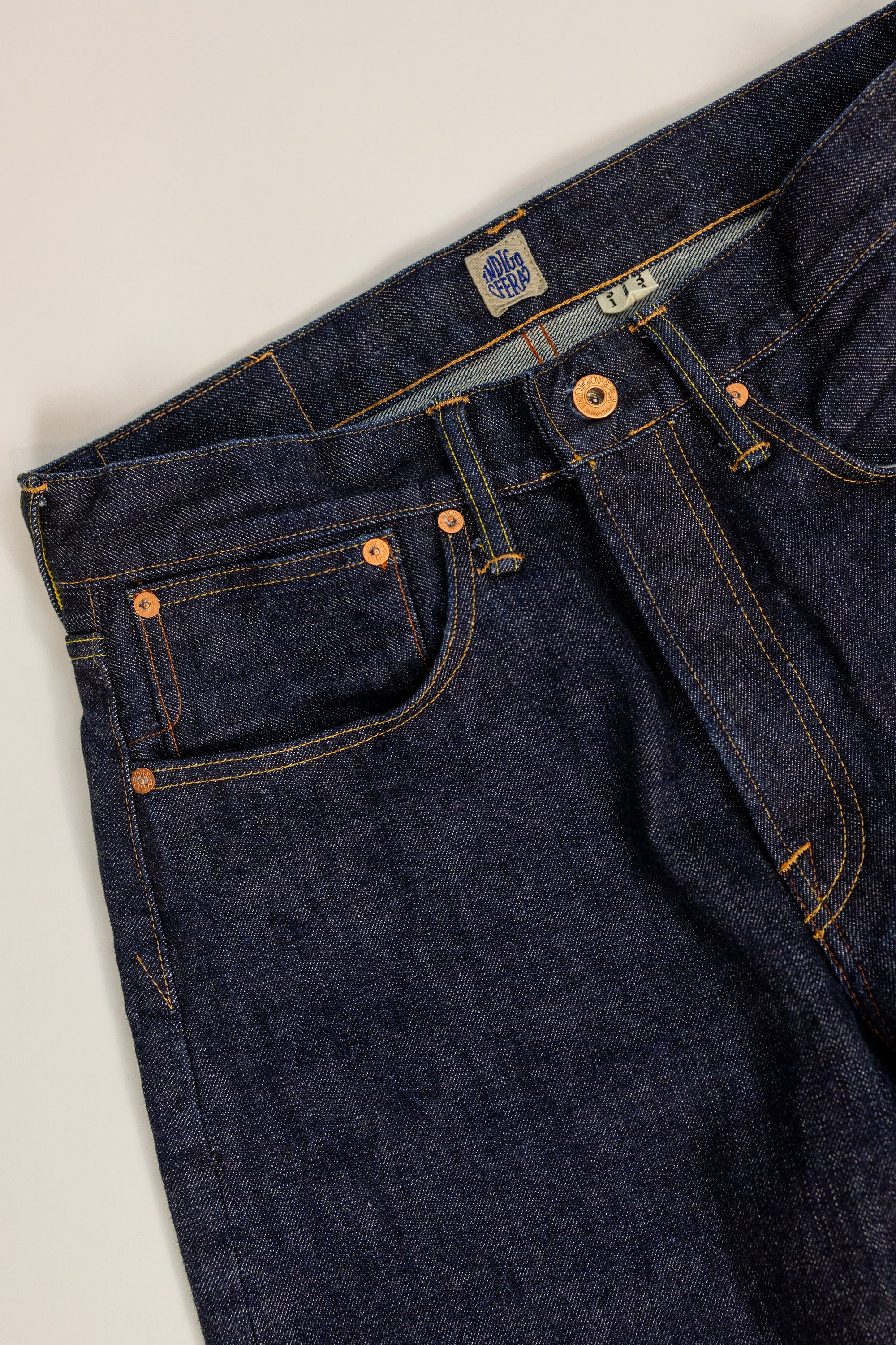 Indigofera x Franklin & Poe 8th Anniversary Kirk - 18oz Shiroyama Selvedge Denim