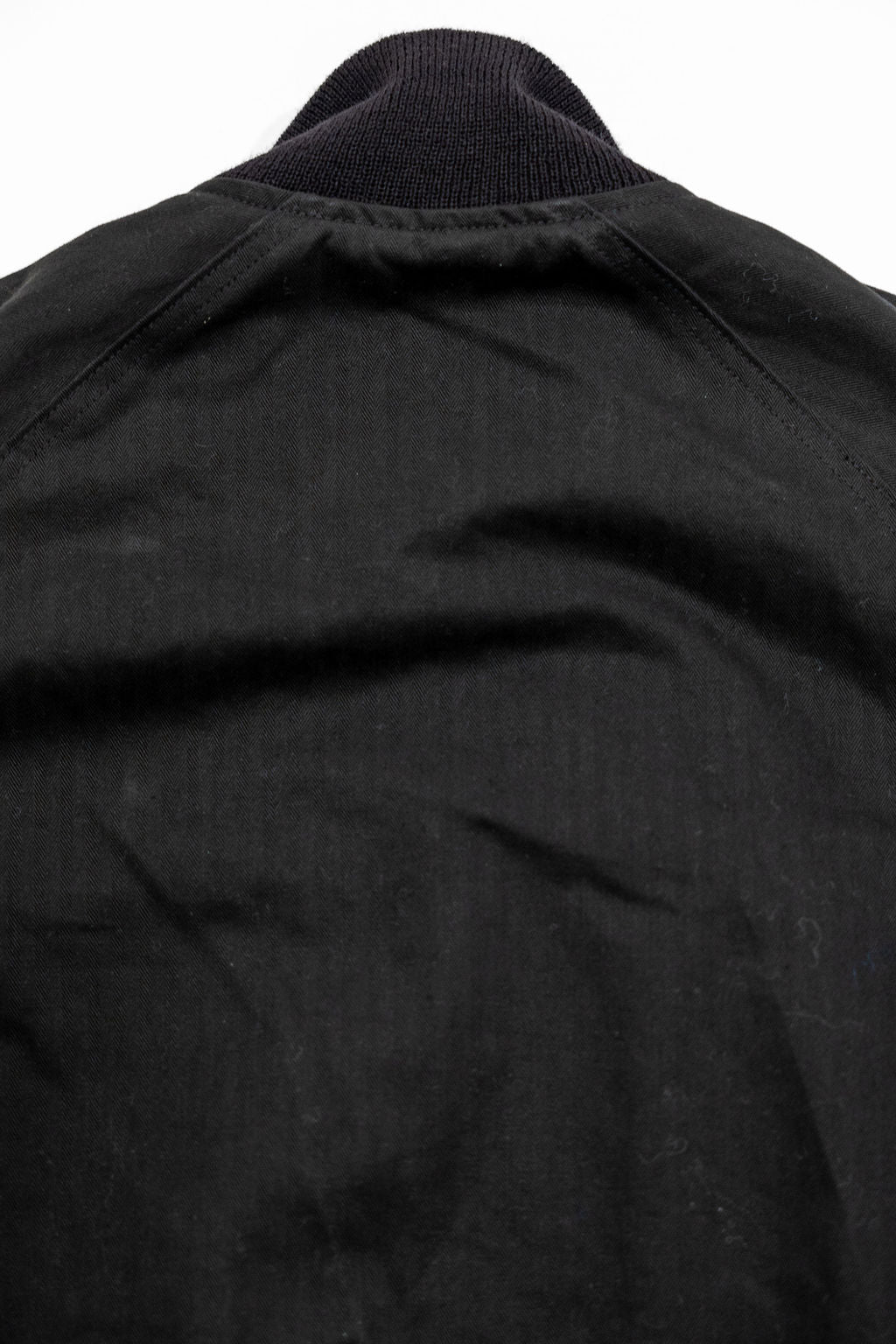 Dehen x Merz b. Schwanen Custom Pilot Jacket - Black Dry Wax Cotton