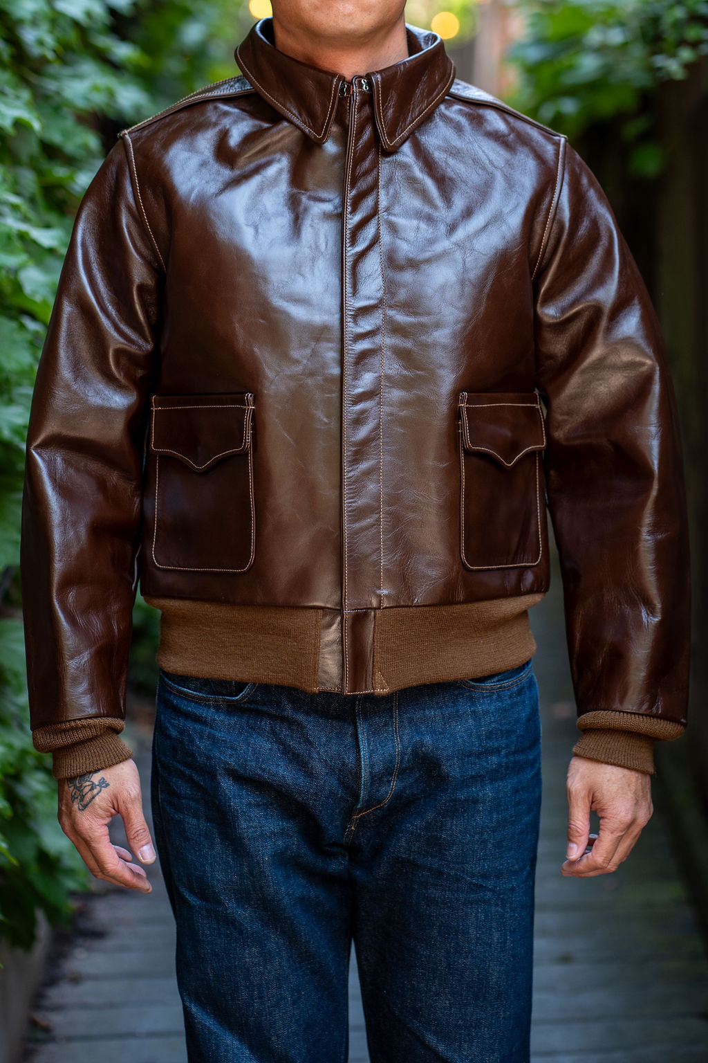 Buzz Rickson's BR80593 Type A-2 “Contract no. w535 AC-23380 Rough Wear ...