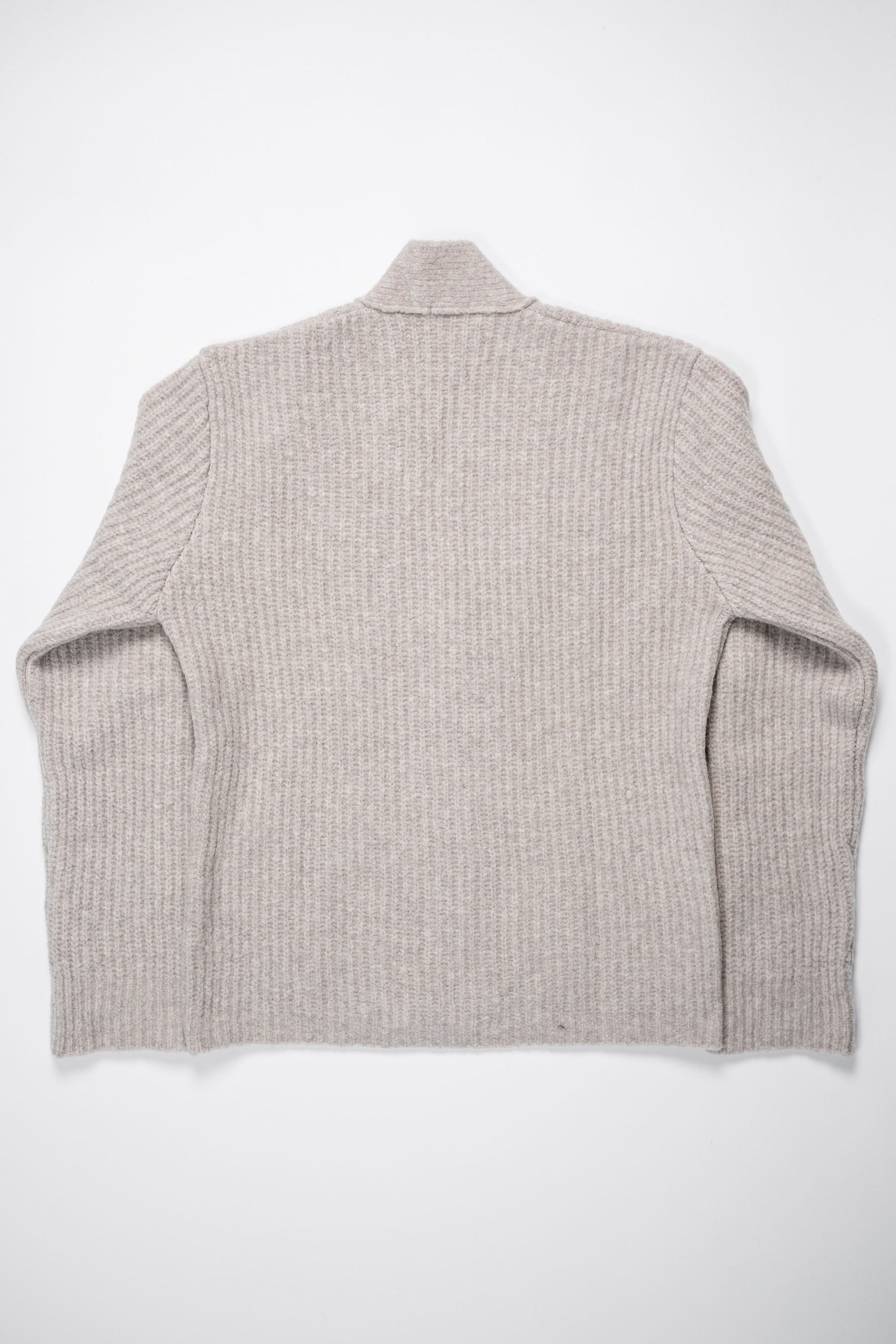 Hansen Garments Linus Knitted Cardigan - Fuzzy Natural