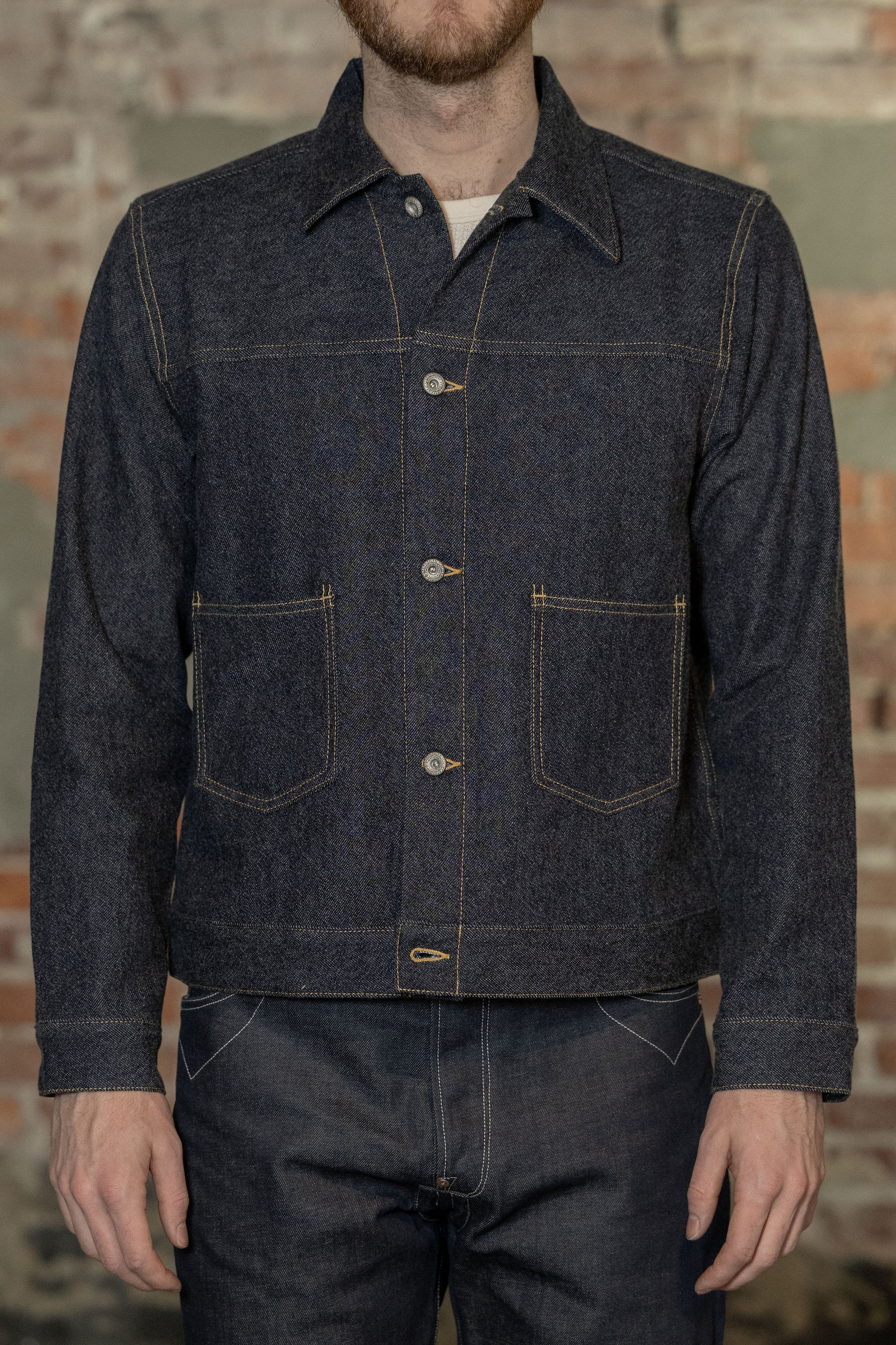 Seuvas C/W Denim Trucker Jacket - Indigo