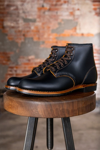 ★★★REDWING BECKMAN 9060 FlatBox US9.5D Red Wing Heritage Flatbox Beckman 9060 - Black Klondike - Franklin