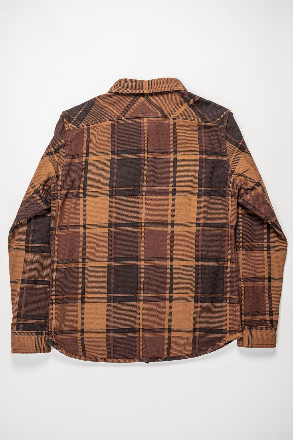 UES 502451 Extra Heavy Flannel Shirt - Orange