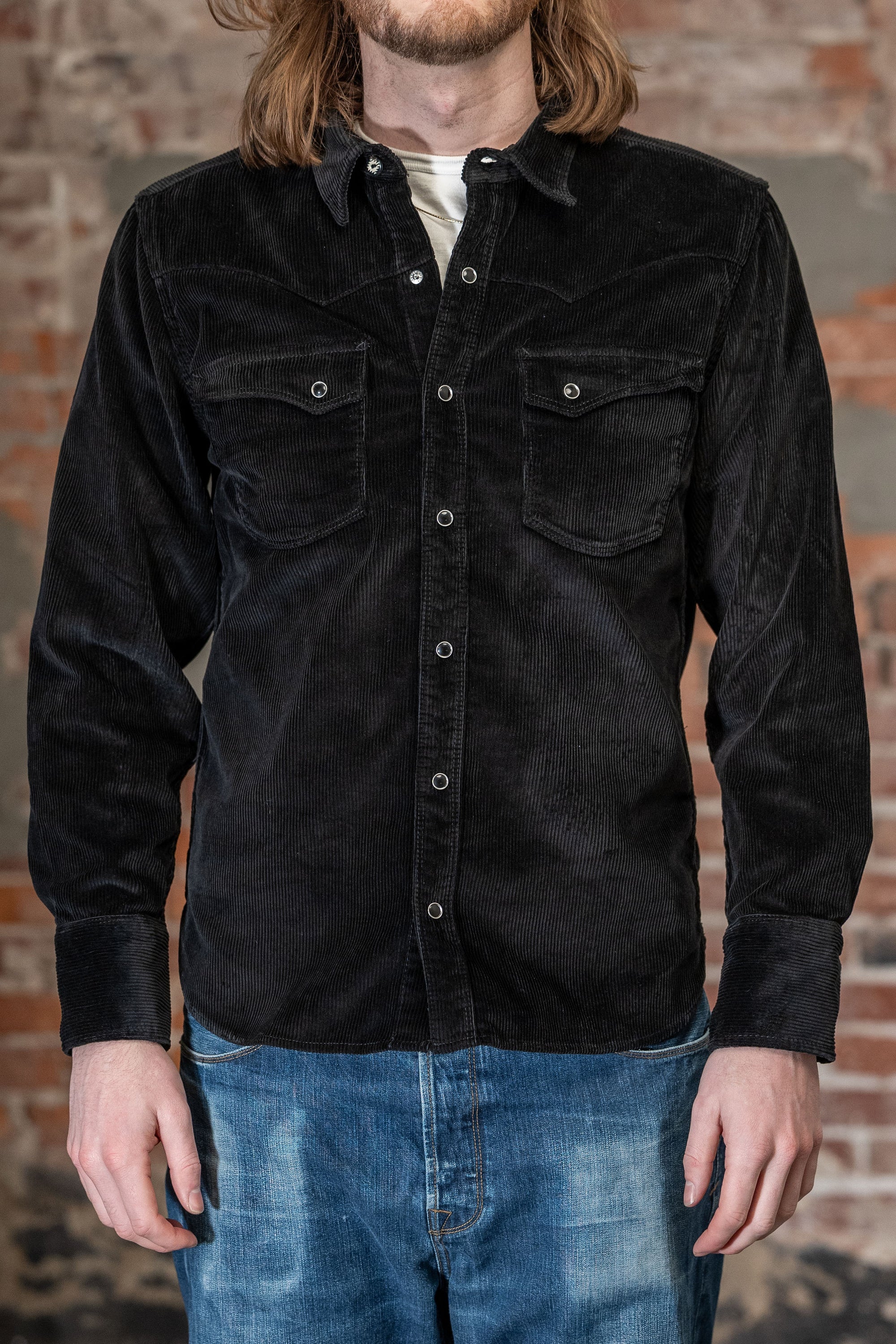 Freenote Cloth Calico - Black Corduroy