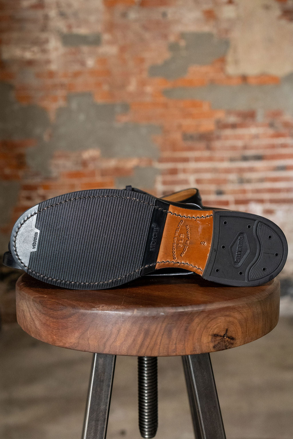 John Lofgren USN Low Quarter Shoes - French Calfskin Black