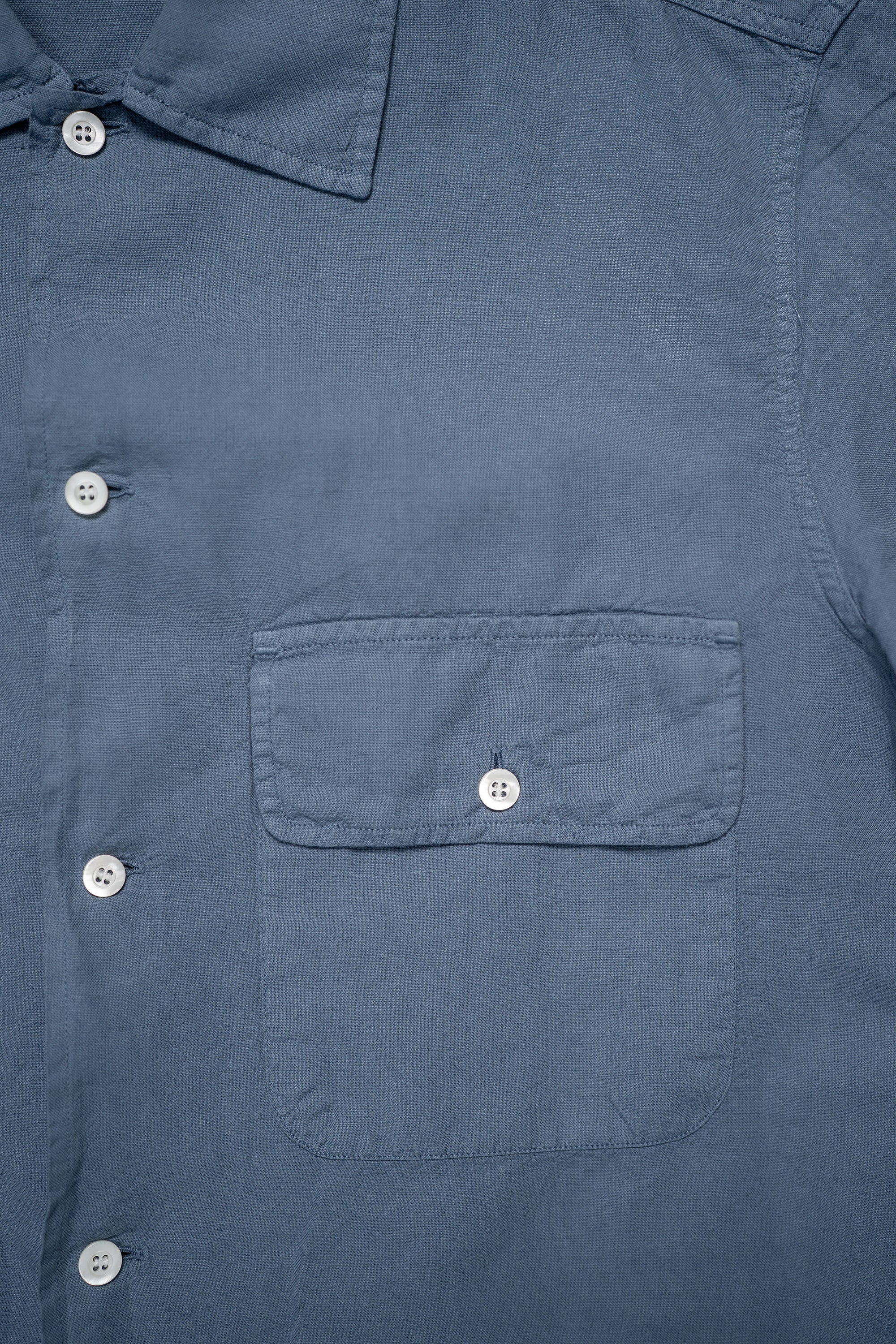 Knickerbocker Mar Cotton & Linen Shirt - Postal