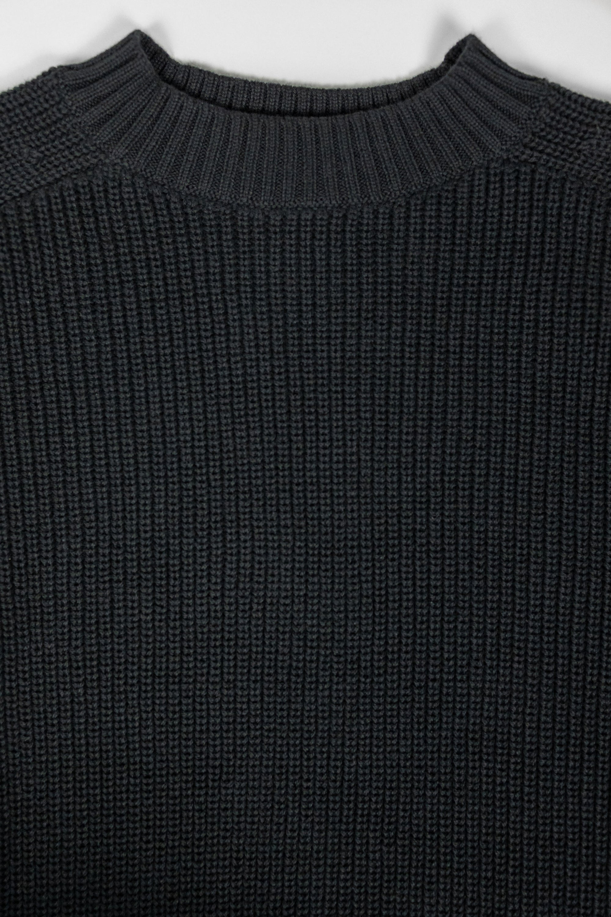 3sixteen Cotton Crewneck Sweater - Black