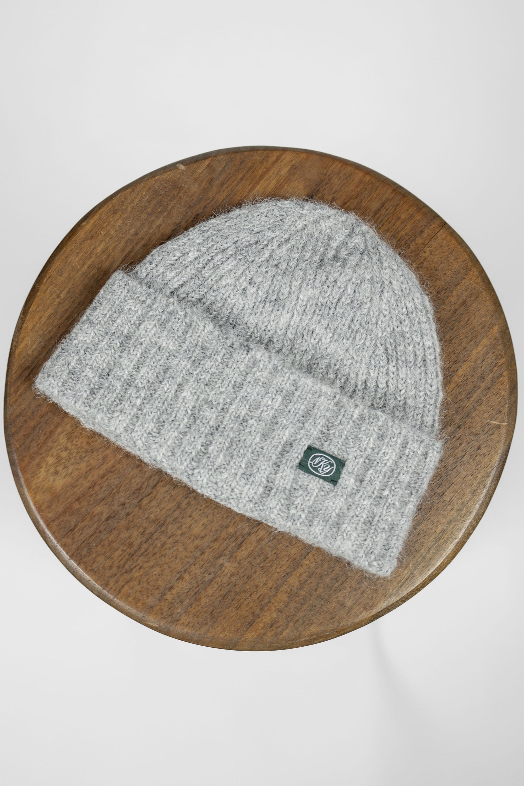 Knickerbocker Bud Alpaca Knit Cap - Fog Grey